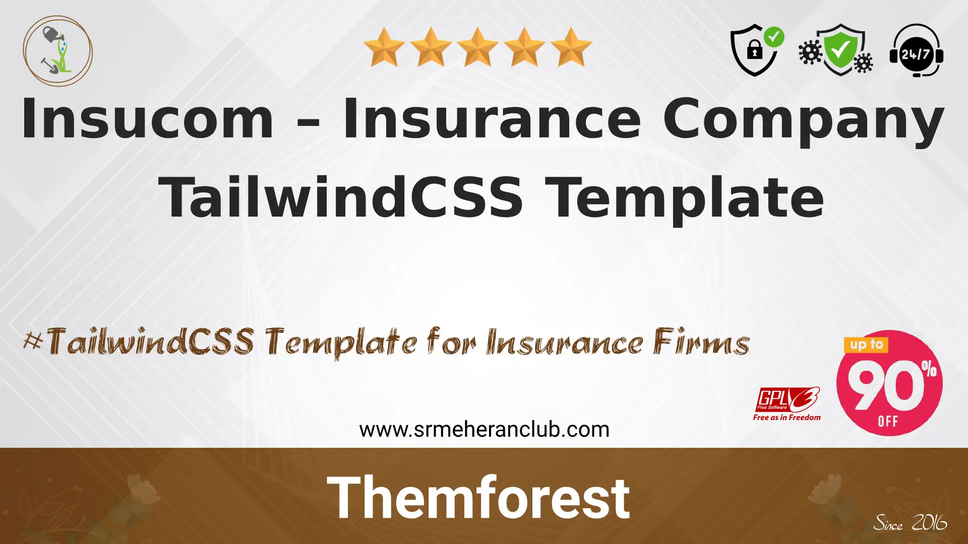 Insucom – Insurance Company TailwindCSS Template — Template by Themeforest