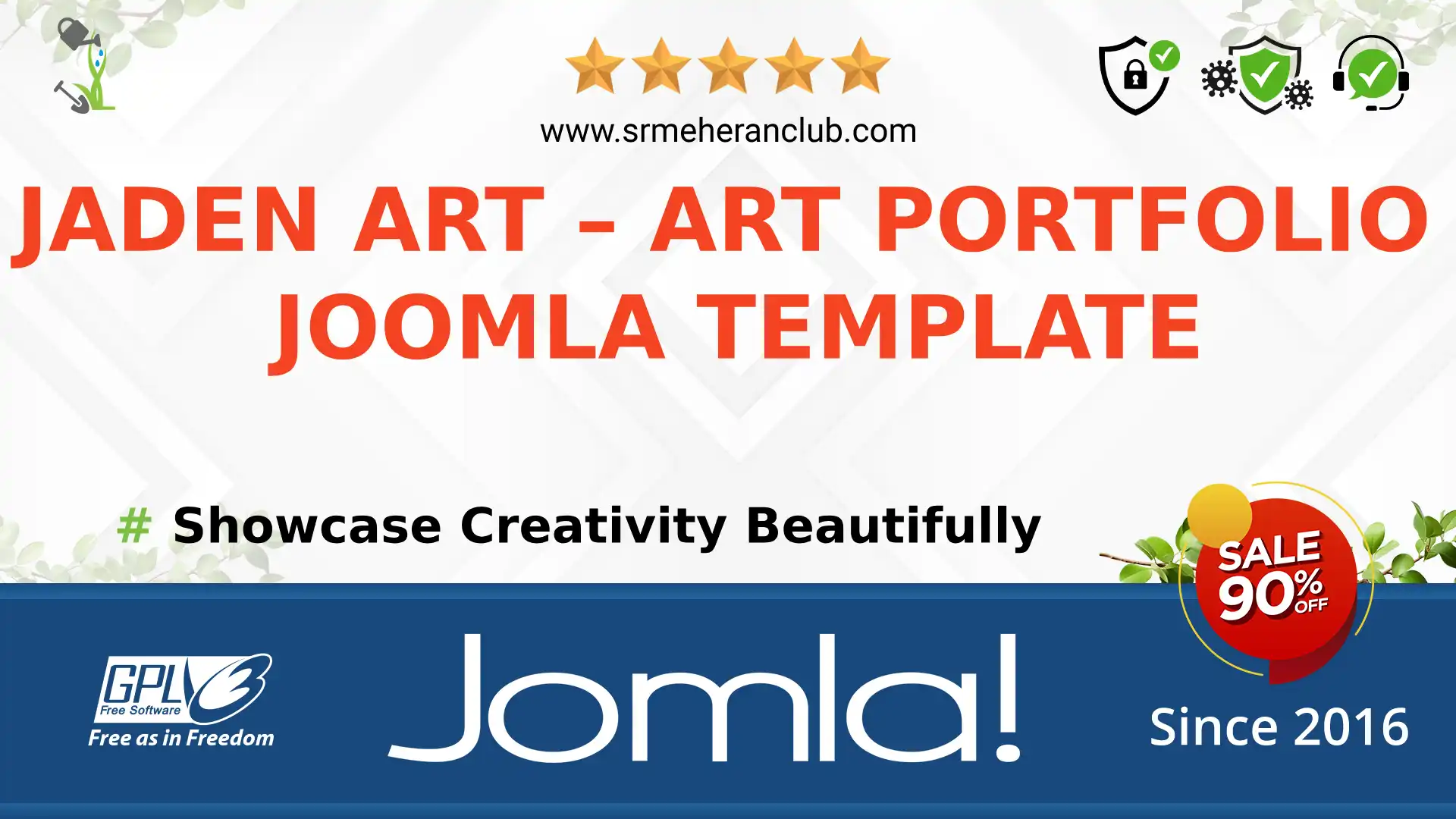 Jaden Art – Art Portfolio Joomla Template — Theme by Templatemonster