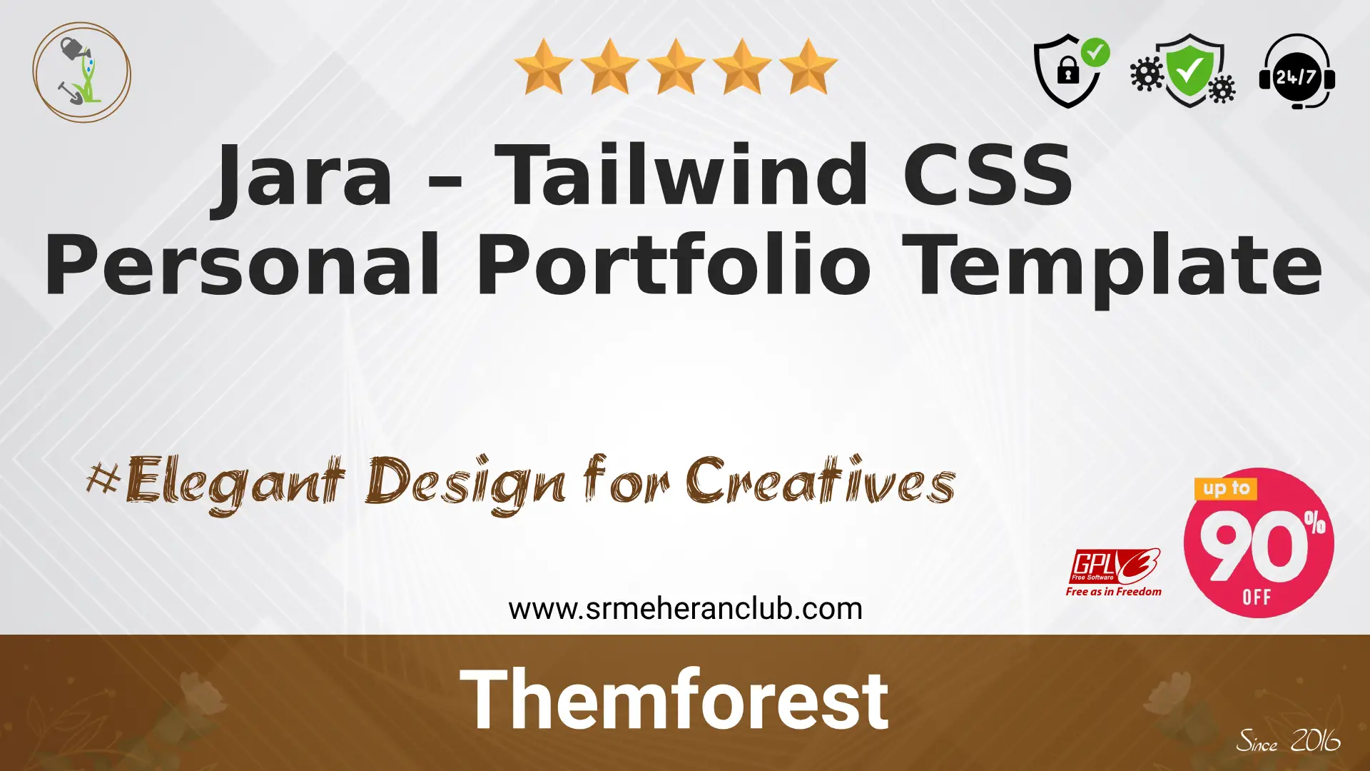 Jara – Tailwind CSS Personal Portfolio Template — Template by Themeforest