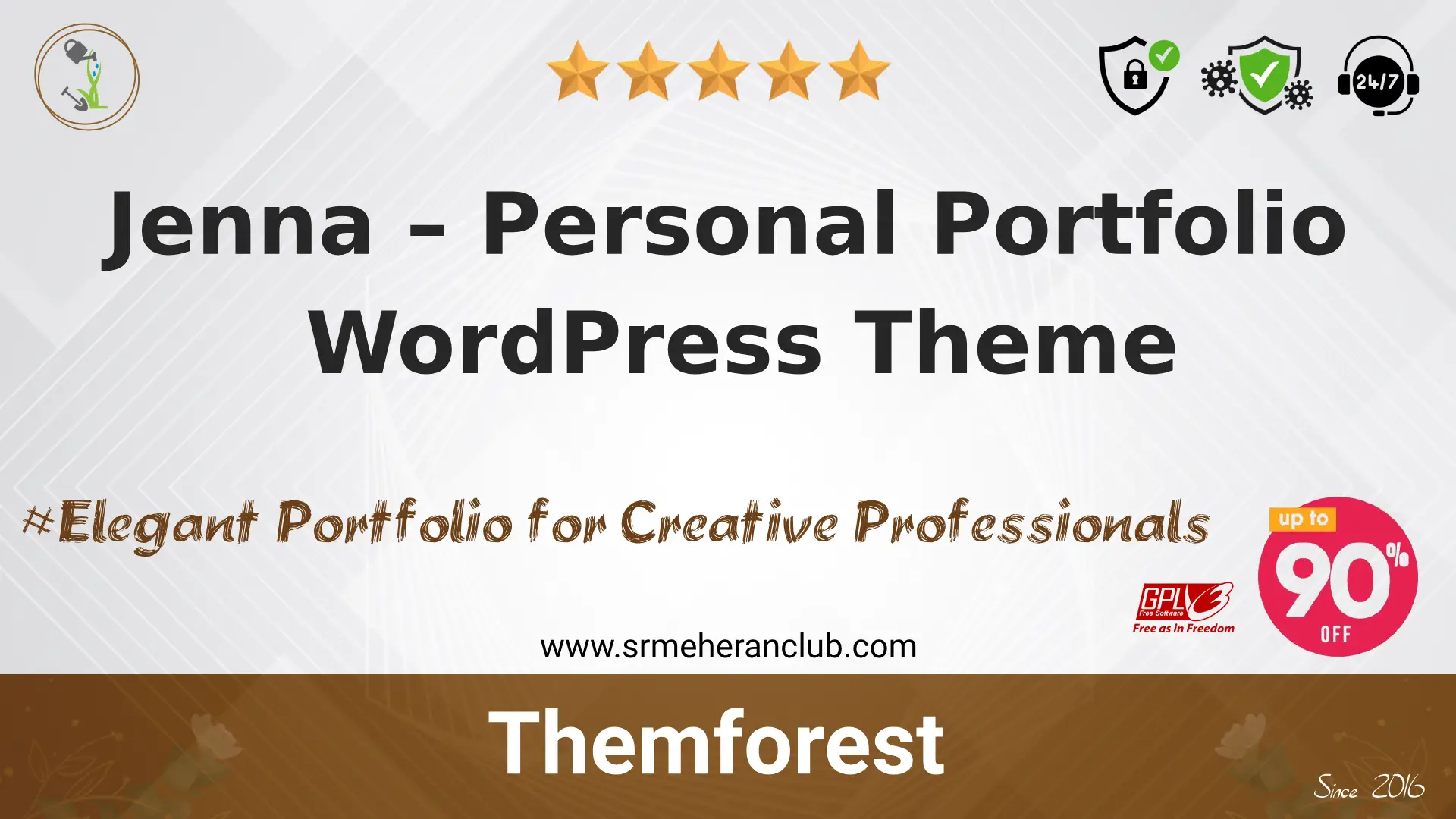 Jenna – Personal Portfolio WordPress Theme — Theme by Themeforest