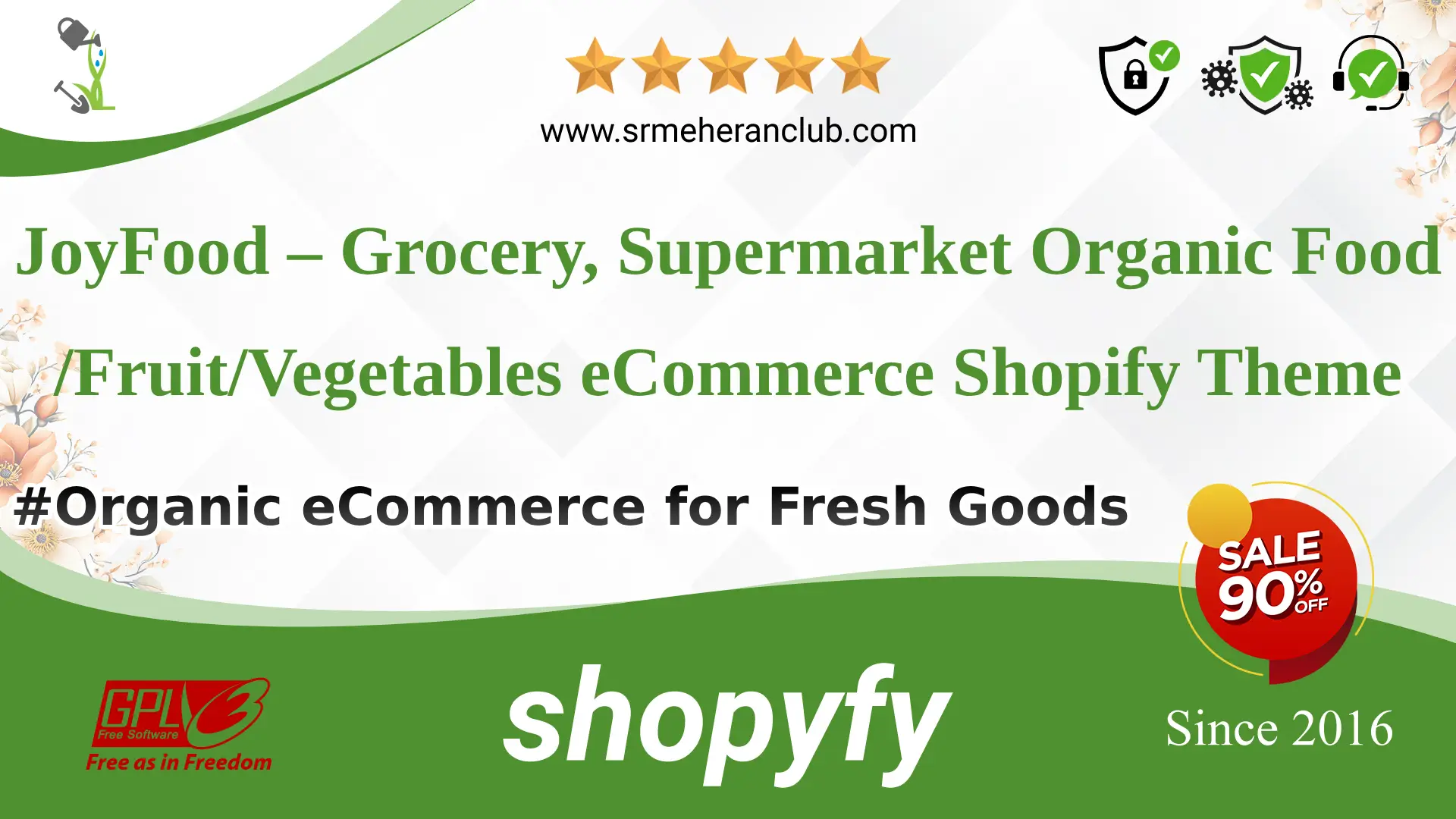 JoyFood – Grocery, Supermarket Organic Food/Fruit/Vegetables eCommerce Shopify Theme — Theme by Themeforest