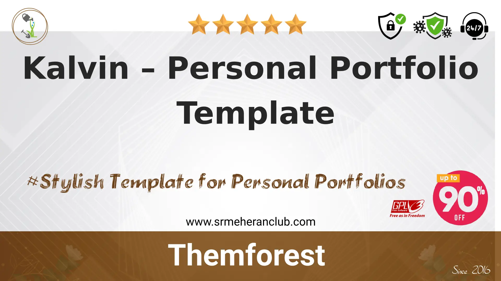 Kalvin – Personal Portfolio Template — Template by Themeforest