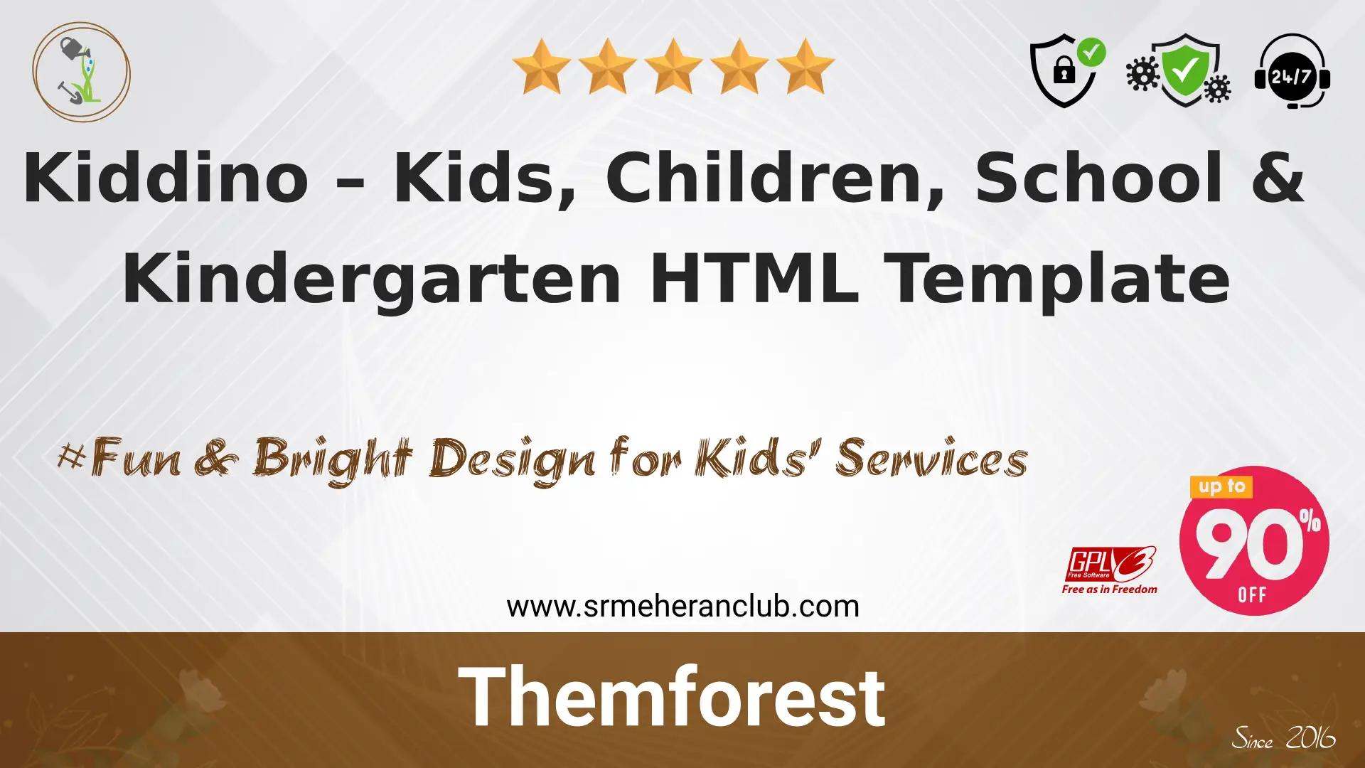 Kiddino – Kids, Children, School & Kindergarten HTML Template