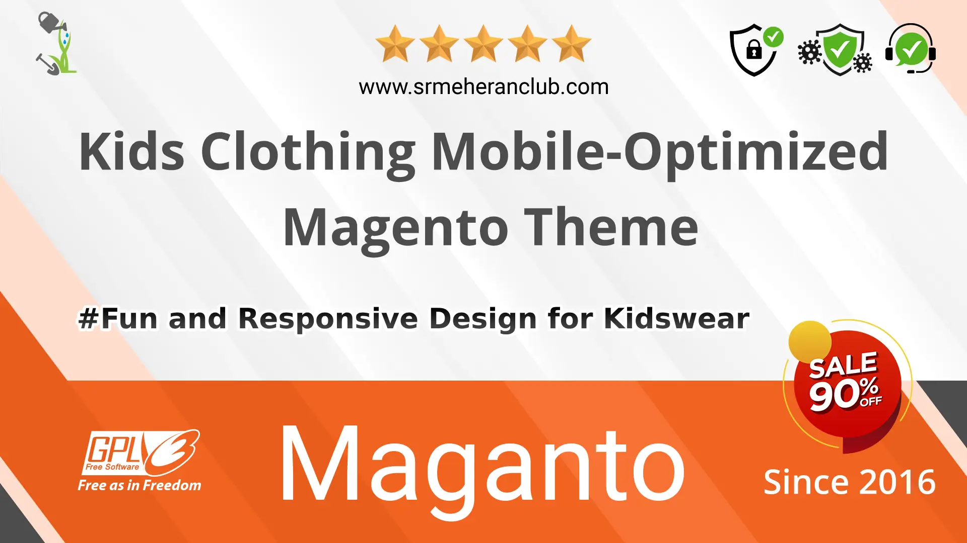 Kids Clothing Mobile-Optimized Magento Theme — Theme by Templatemonster