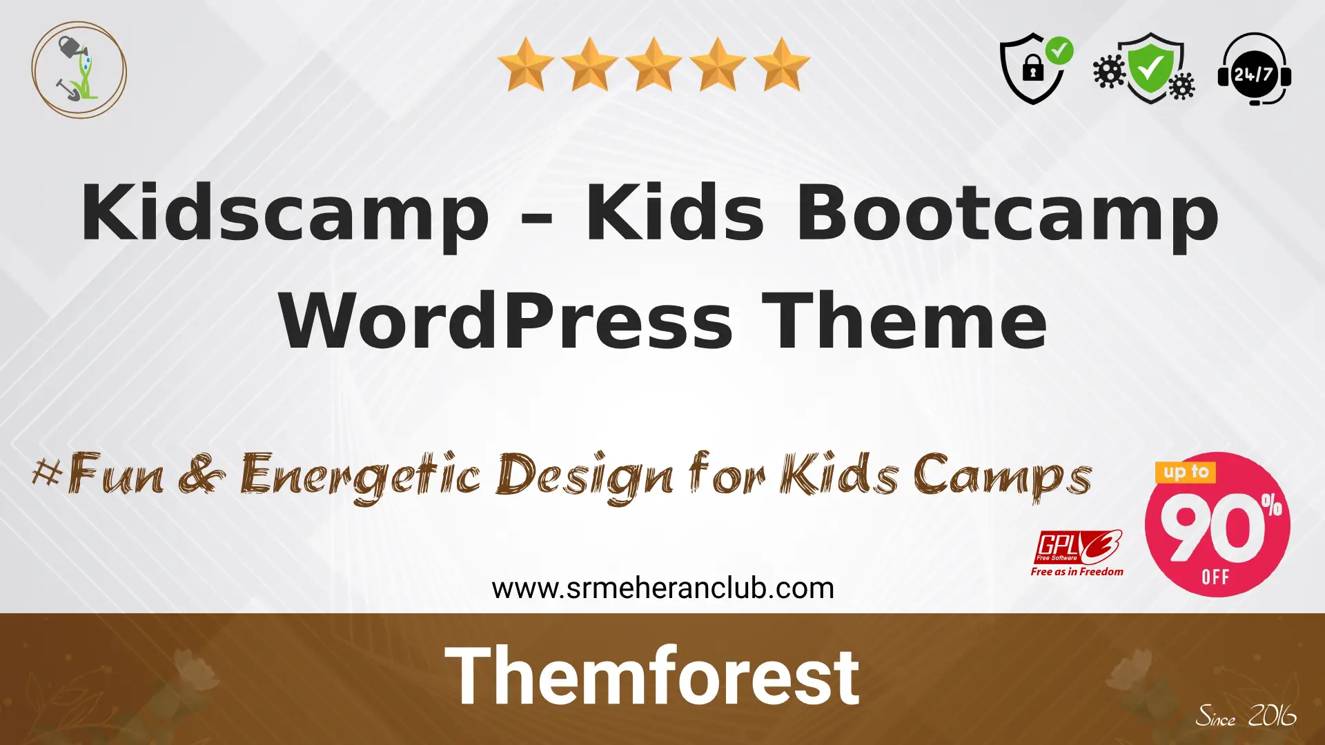 Kidscamp – Kids Bootcamp WordPress Theme
