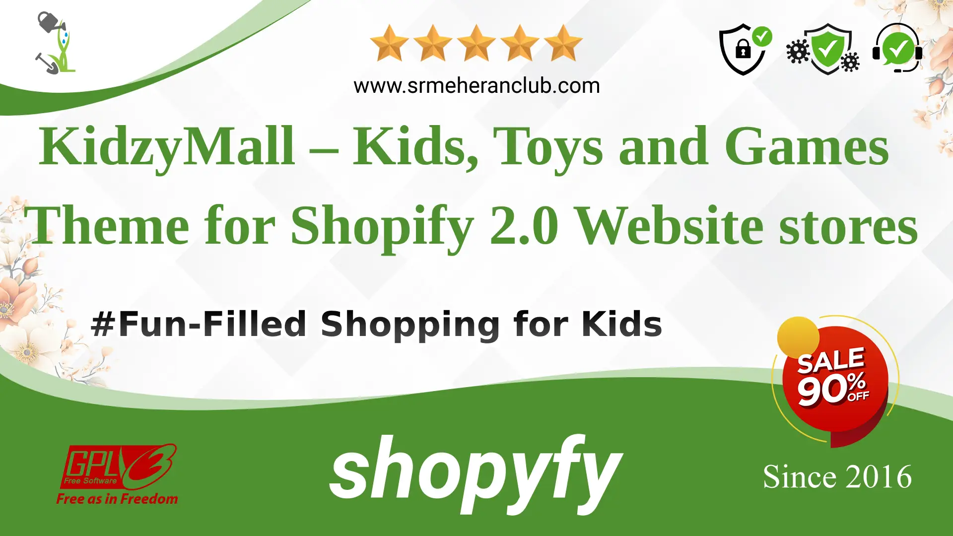 KidzyMall – Kids, Toys and Games Theme for Shopify 2.0 Website stores — Theme by Templatemonster