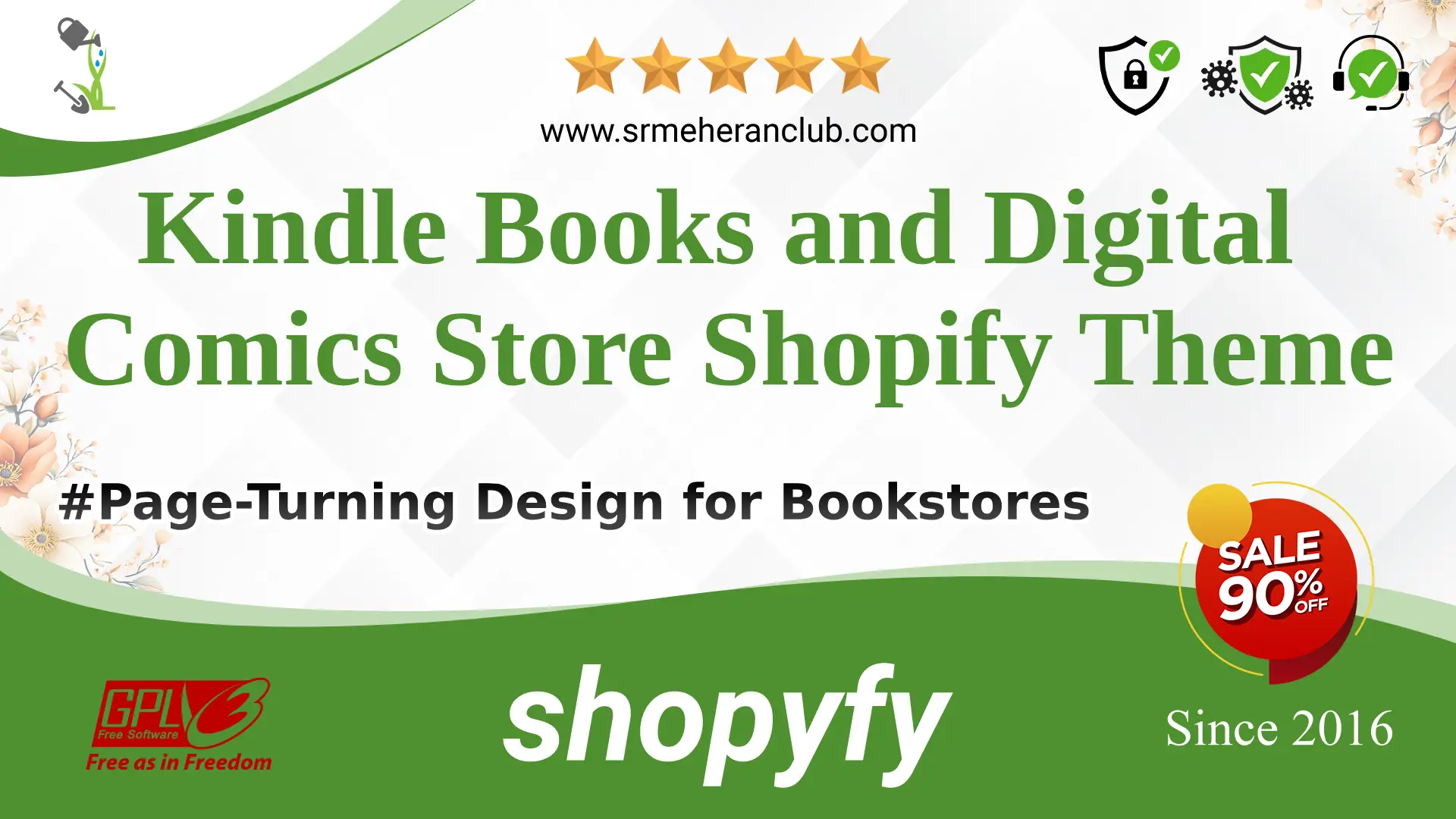 Kindle Books and Digital Comics Store Shopify Theme — Theme by Templatemonster