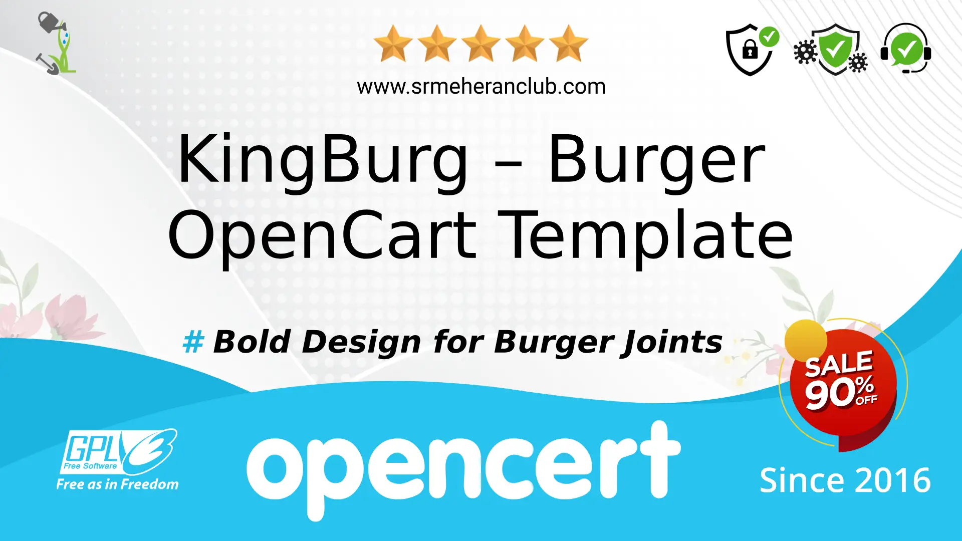 KingBurg – Burger OpenCart Template — Template by Templatemonster