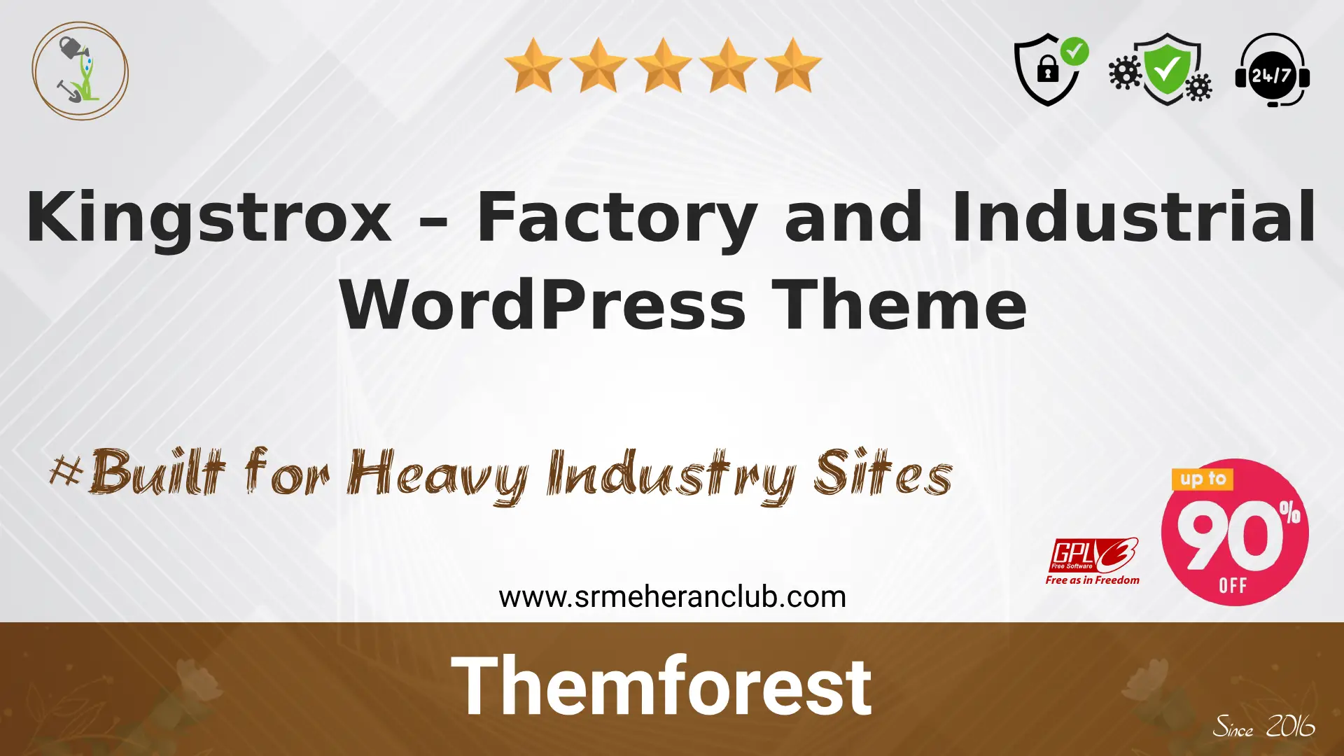 Kingstrox – Factory and Industrial WordPress Theme