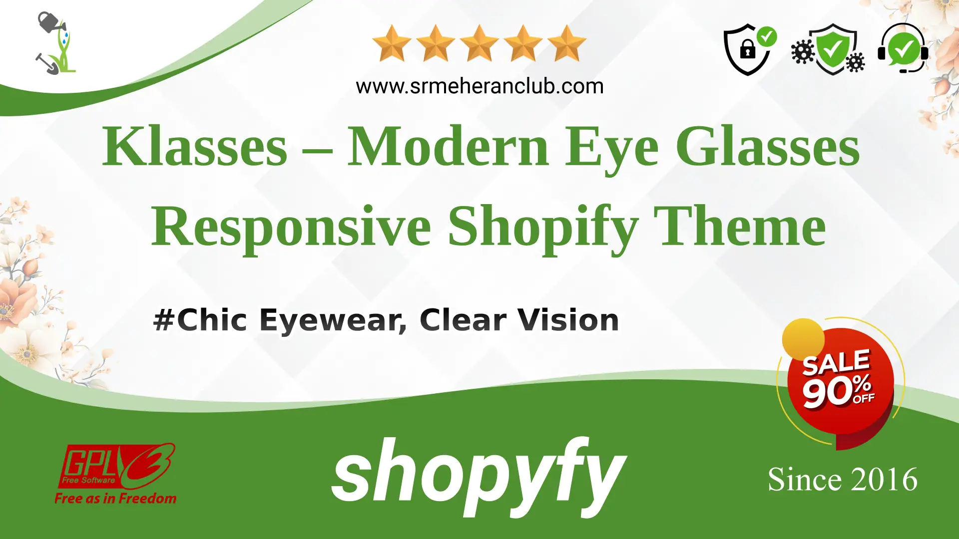 Klasses – Modern Eye Glasses Responsive Shopify Theme — Theme by Templatemonster