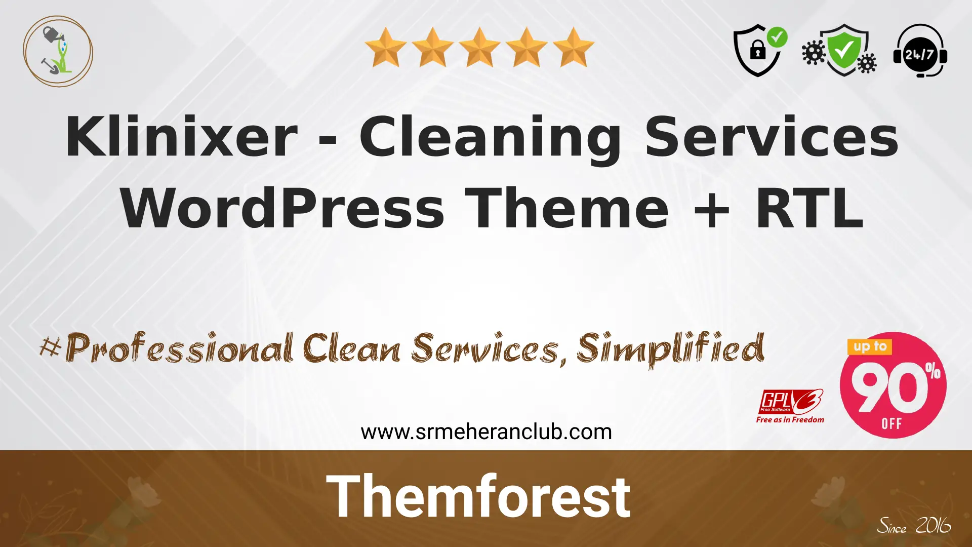 Klinixer – Cleaning Services WordPress Theme + RTL — Theme by Themeforest