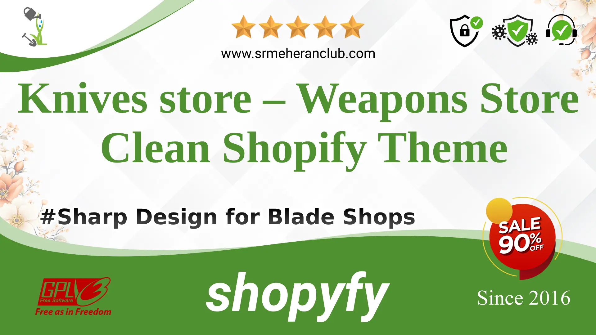 Knives store – Weapons Store Clean Shopify Theme — Theme by Templatemonster