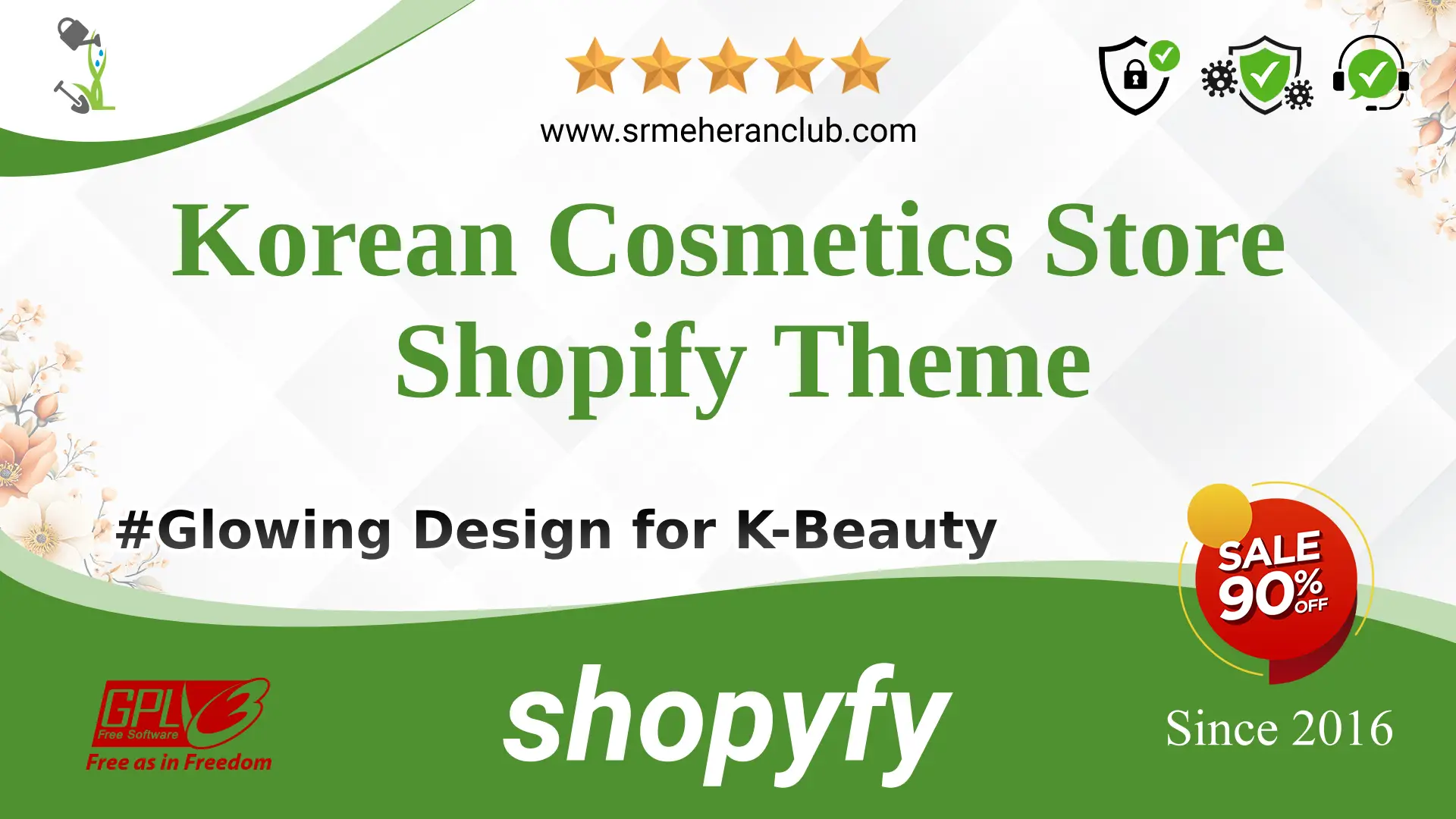 Korean Cosmetics Store Shopify Theme — Theme by Templatemonster