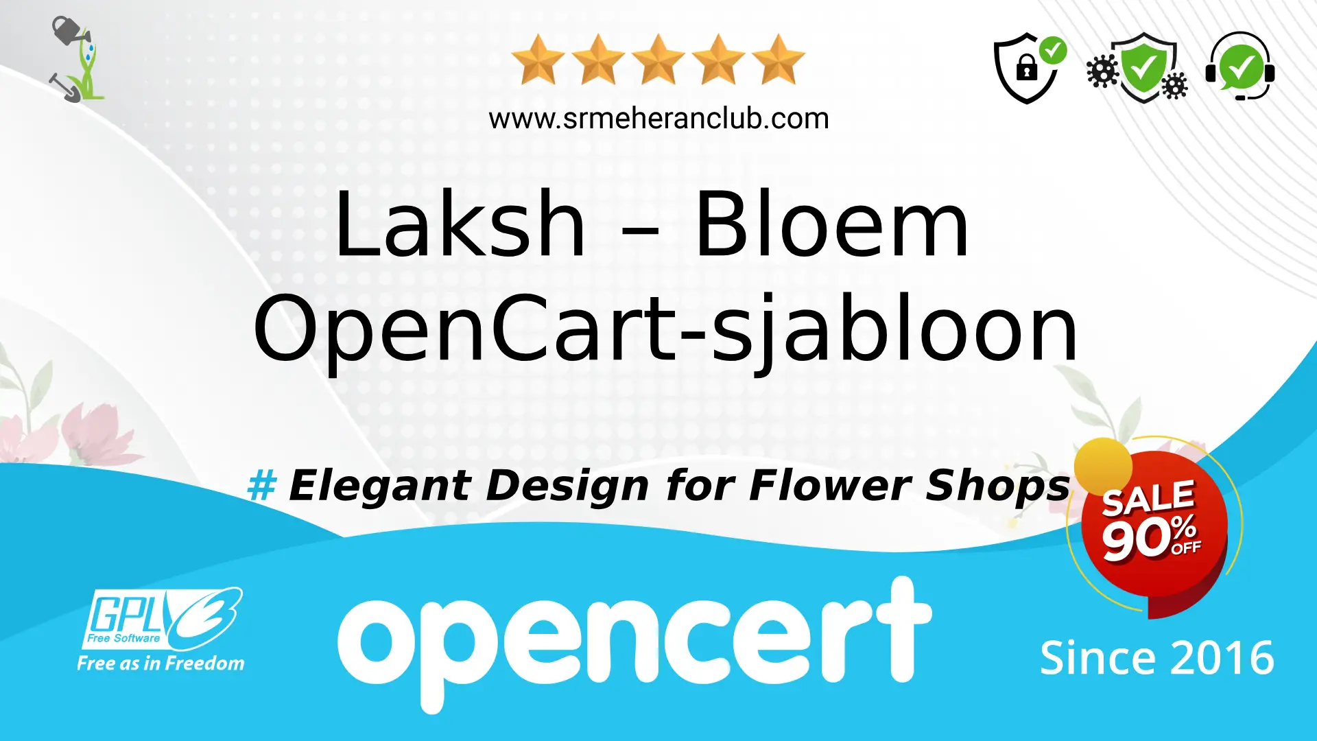 Laksh – Bloem OpenCart-sjabloon — Template by Templatemonster