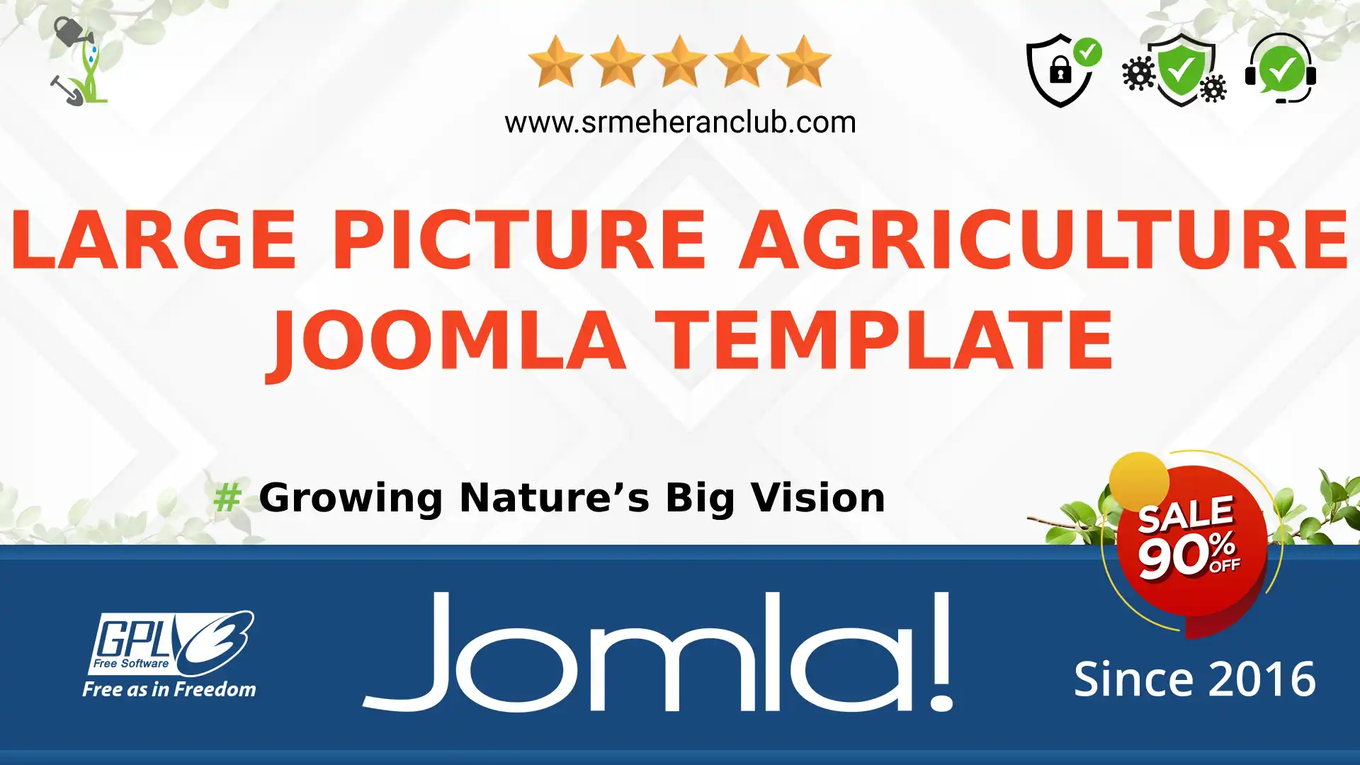 Large Picture Agriculture Joomla Template — Theme by Templatemonster