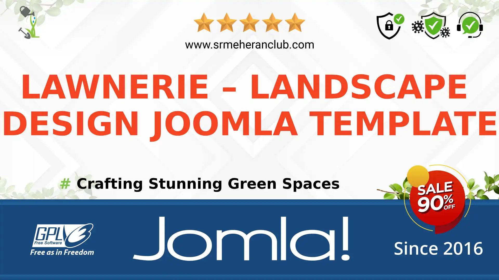 Lawnerie – Landscape Design Joomla Template — Theme by Templatemonster