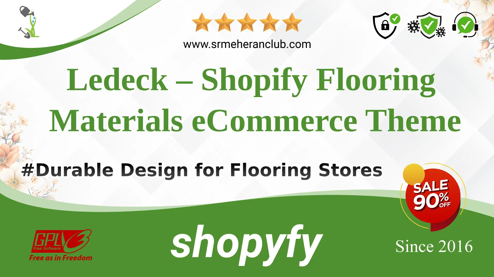 Ledeck – Shopify Flooring Materials eCommerce Theme — Theme by Templatemonster