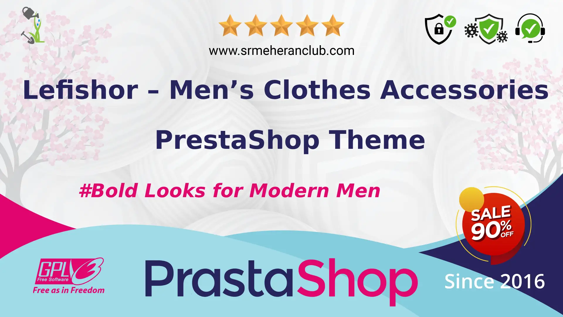 Lefishor – Men’s Clothes Accessories PrestaShop Theme