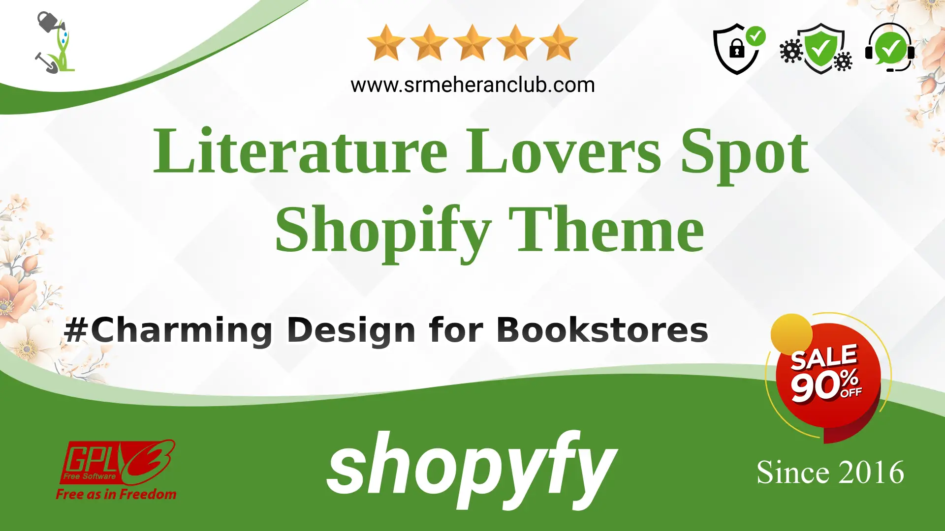 Literature Lovers Spot Shopify Theme — Theme by Templatemonster