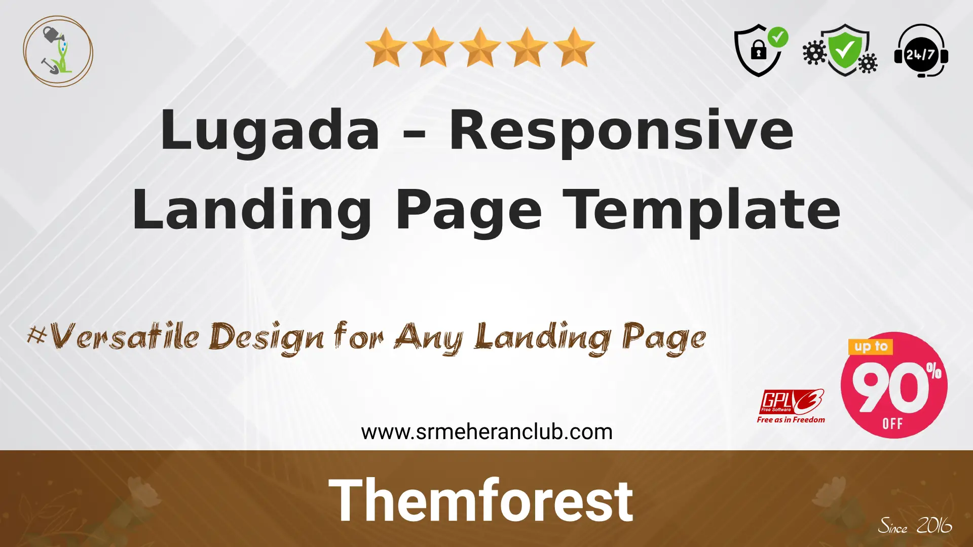 Lugada – Responsive Landing Page Template
