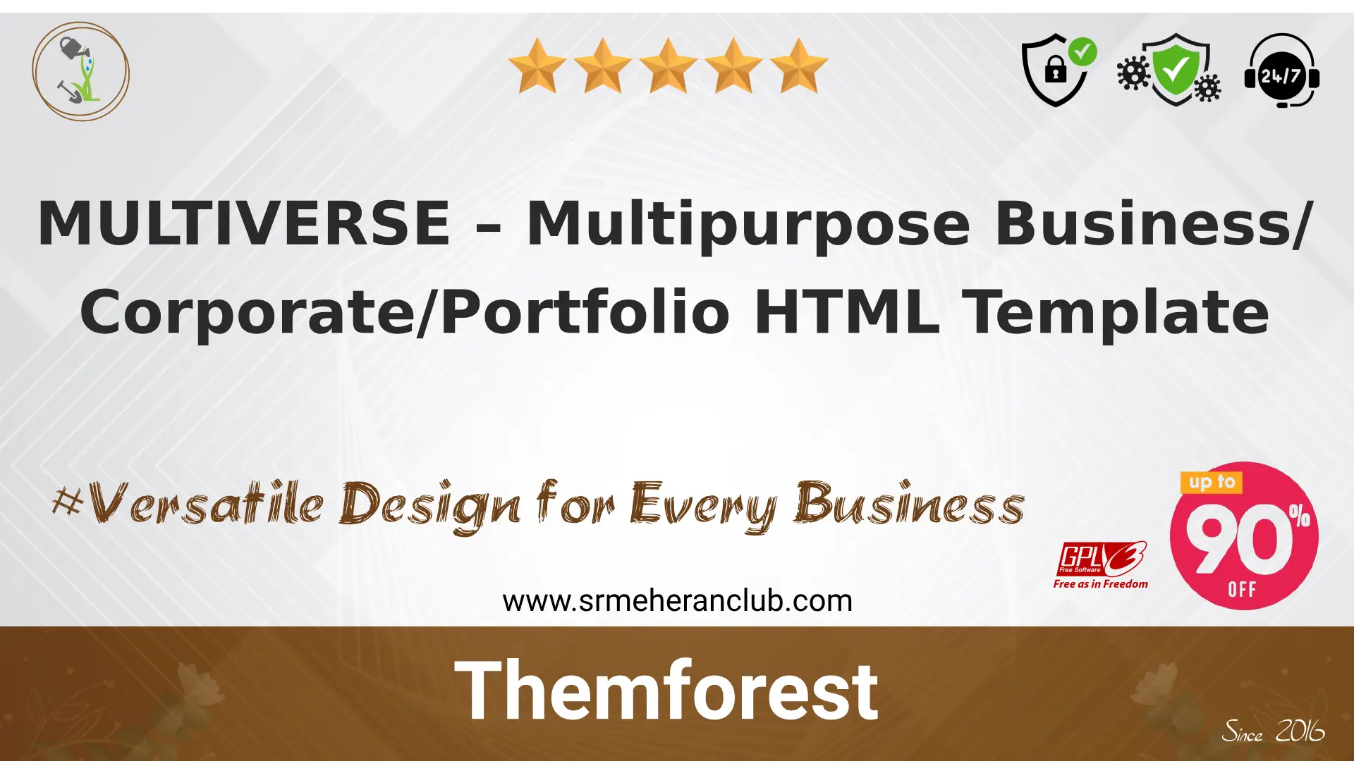 MULTIVERSE – Multipurpose Business/Corporate/Portfolio HTML Template — Template by Themeforest