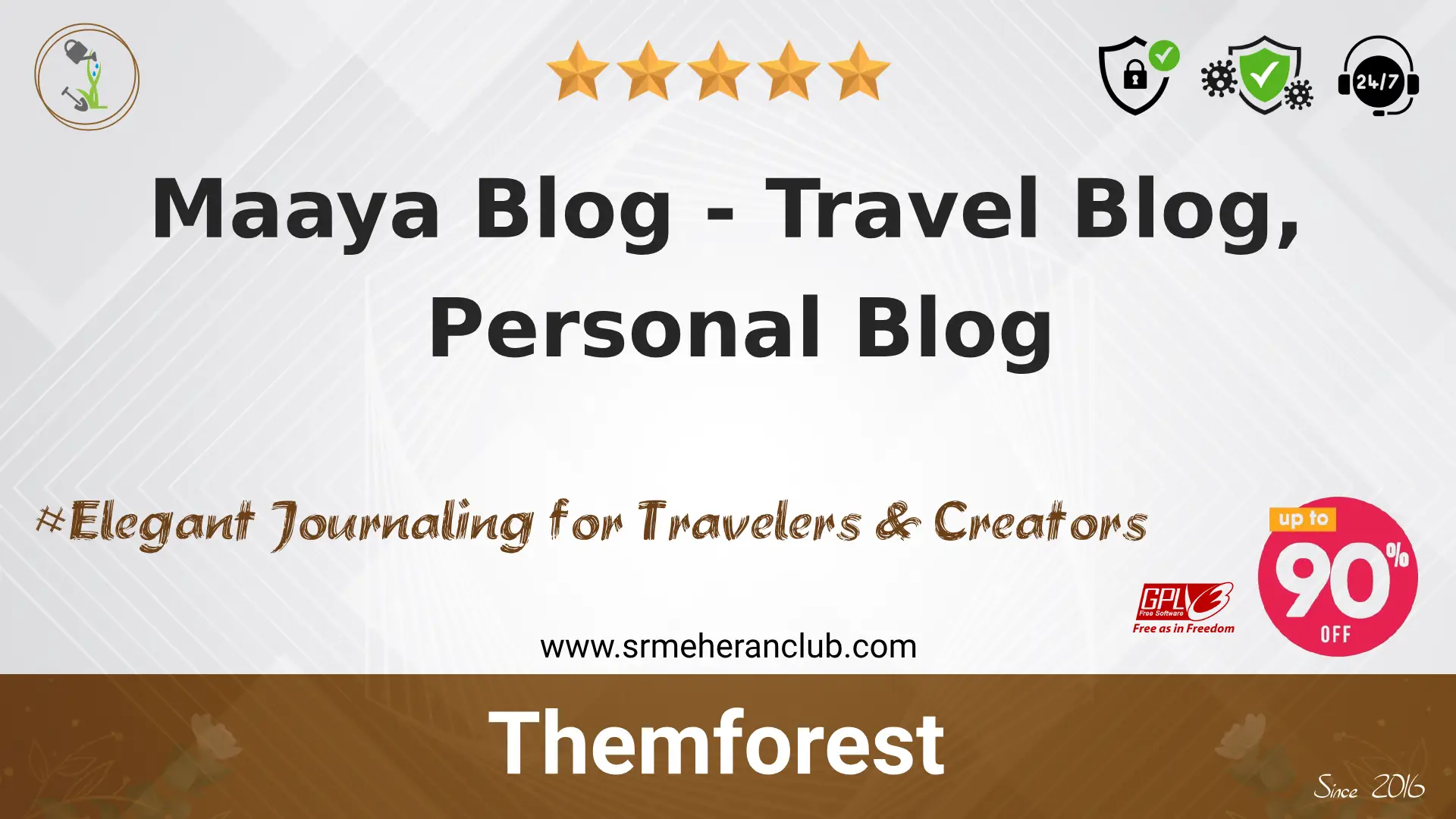 Maaya Blog – Travel Blog, Personal Blog — Theme by Themeforest