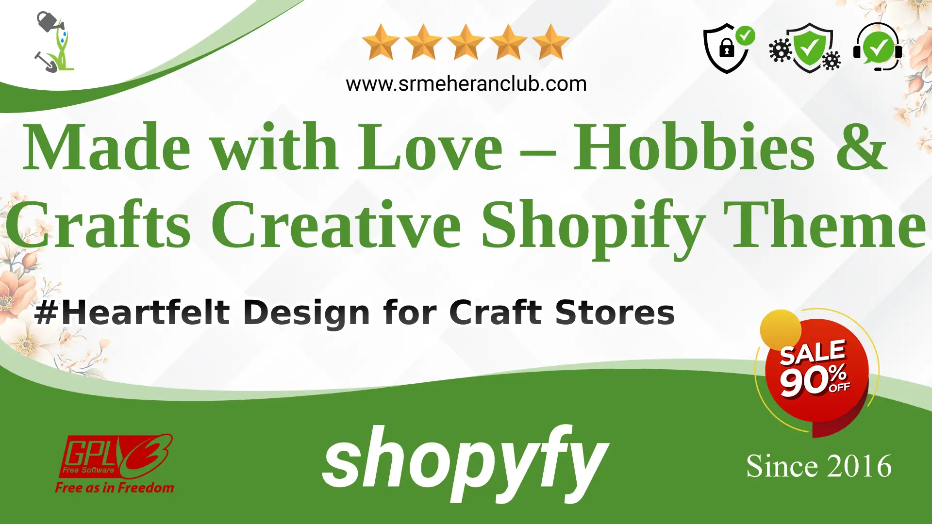Made with Love – Hobbies & Crafts Creative Shopify Theme — Theme by Templatemonster