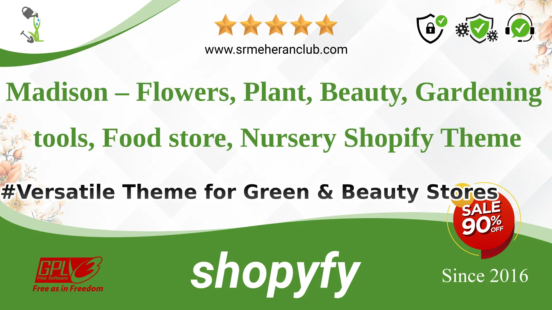 Madison – Flowers, Plant, Beauty, Gardening tools, Food store, Nursery Shopify Theme — Theme by Themeforest