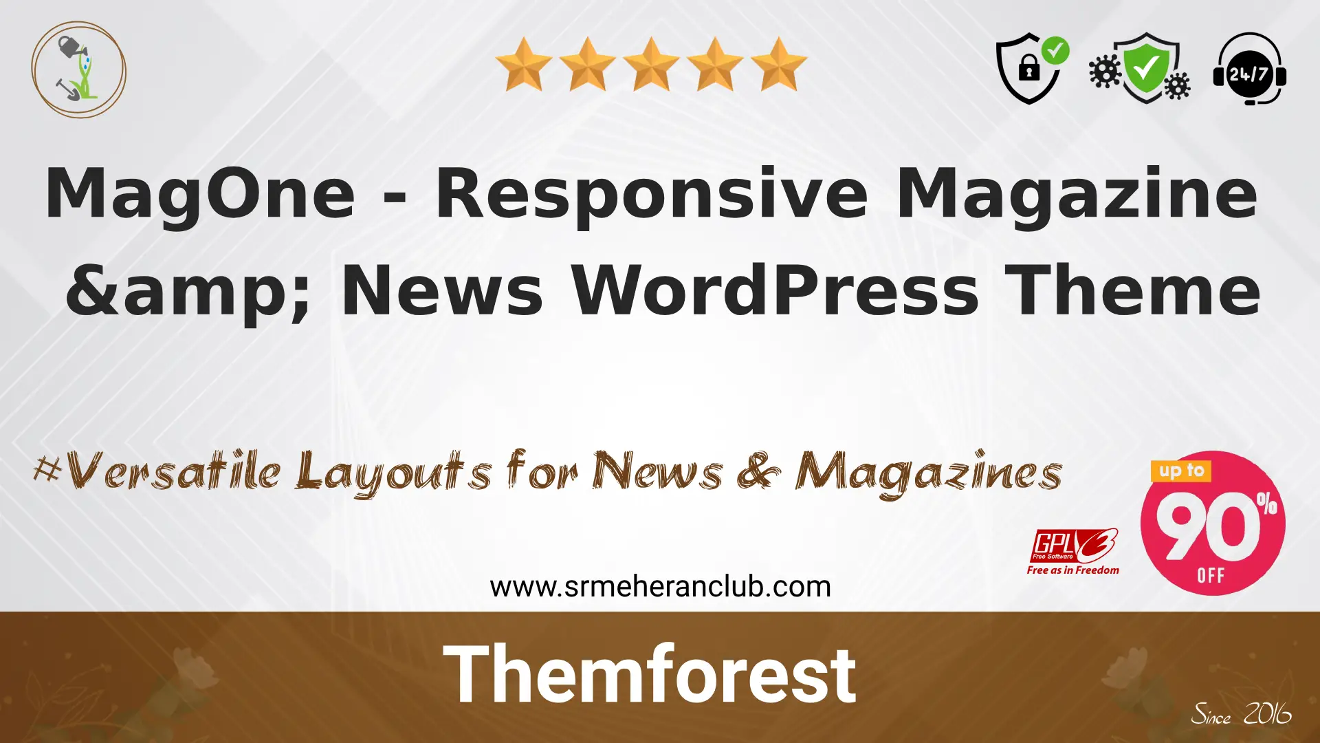MagOne - Responsive Magazine & News WordPress Theme — Theme by Themeforest