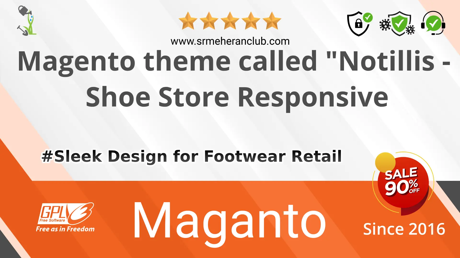 Magento theme called “Notillis – Shoe Store Responsive