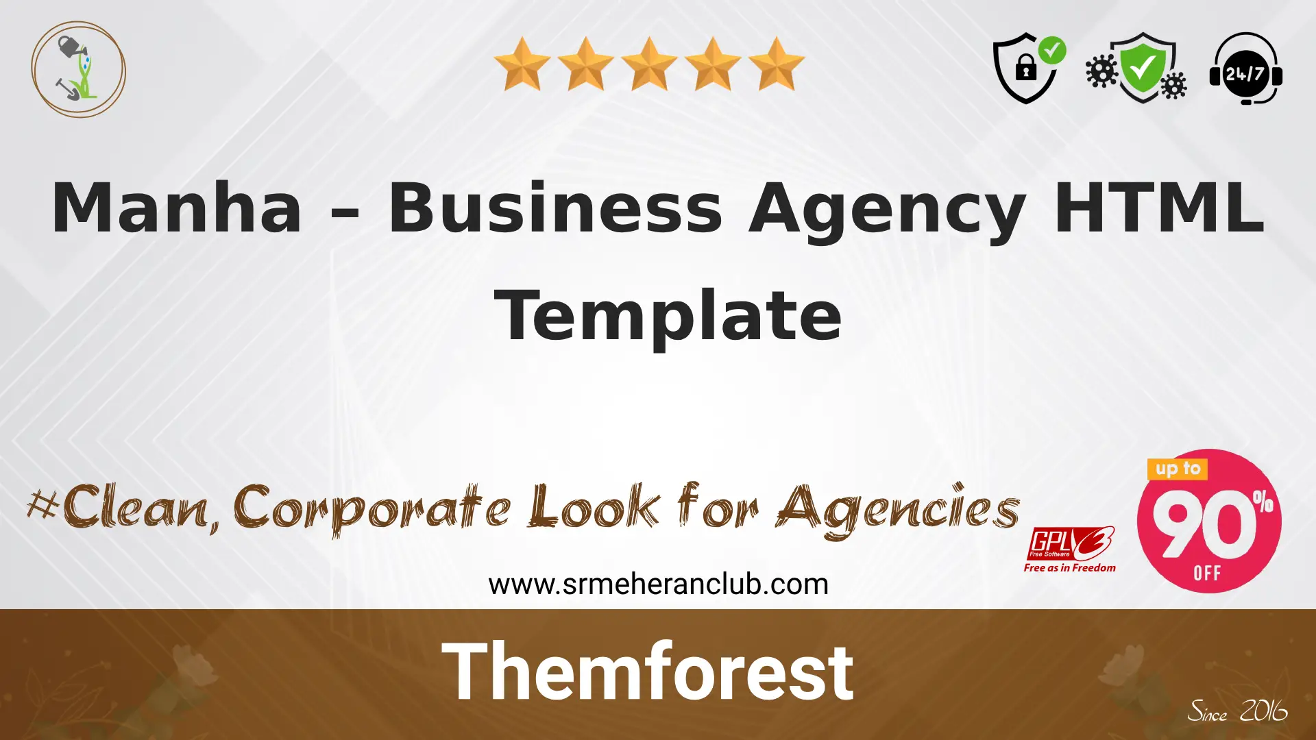 Manha – Business Agency HTML Template — Template by Themeforest