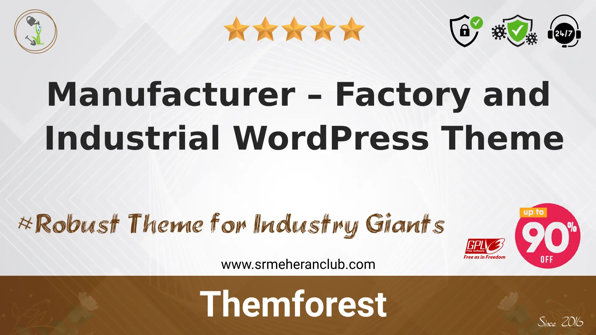 Manufacturer – Factory and Industrial WordPress Theme