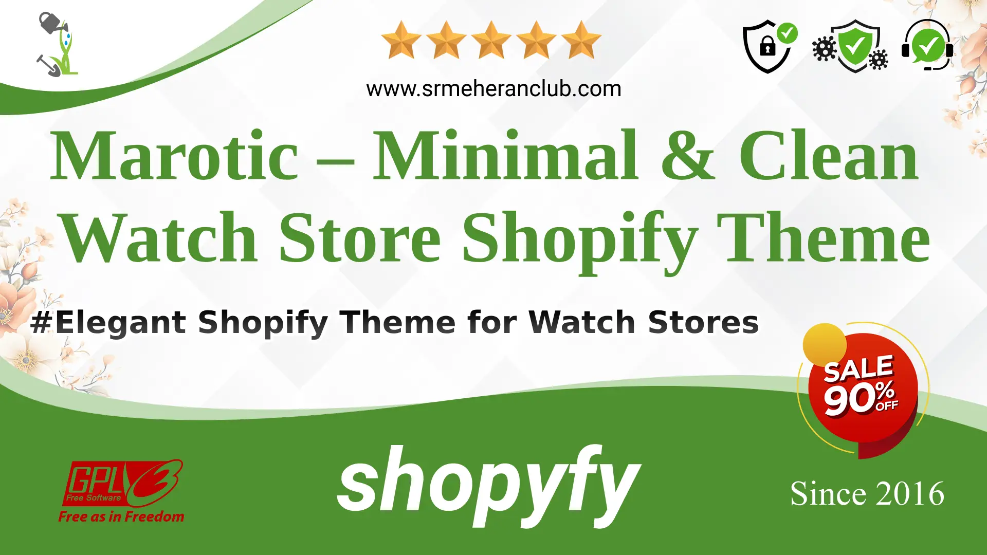 Marotic – Minimal & Clean Watch Store Shopify Theme — Theme by Themeforest