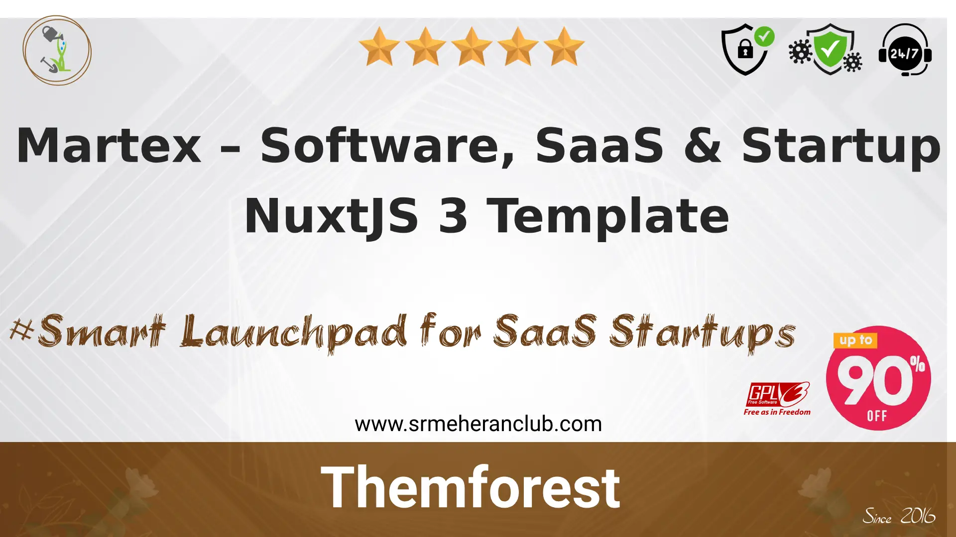 Martex – Software, SaaS & Startup NuxtJS 3 Template