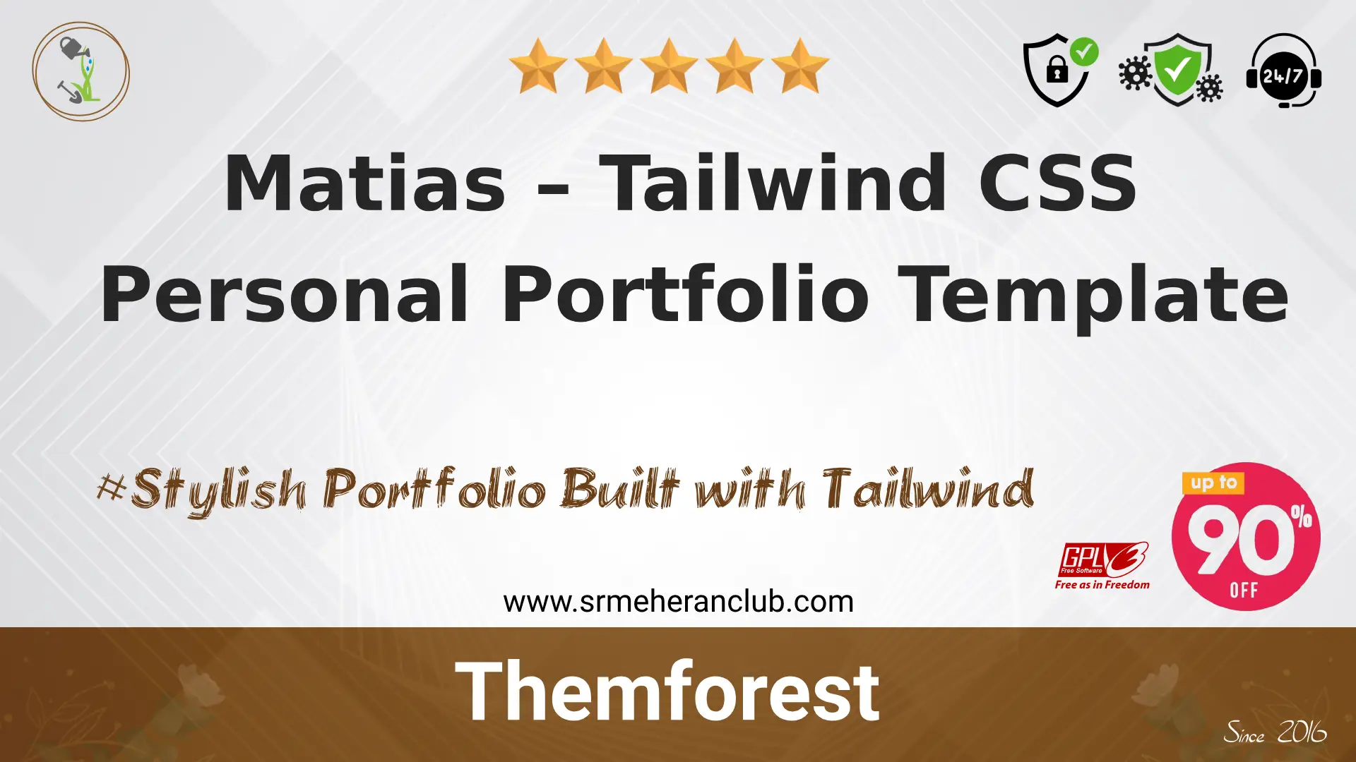 Matias – Tailwind CSS Personal Portfolio Template