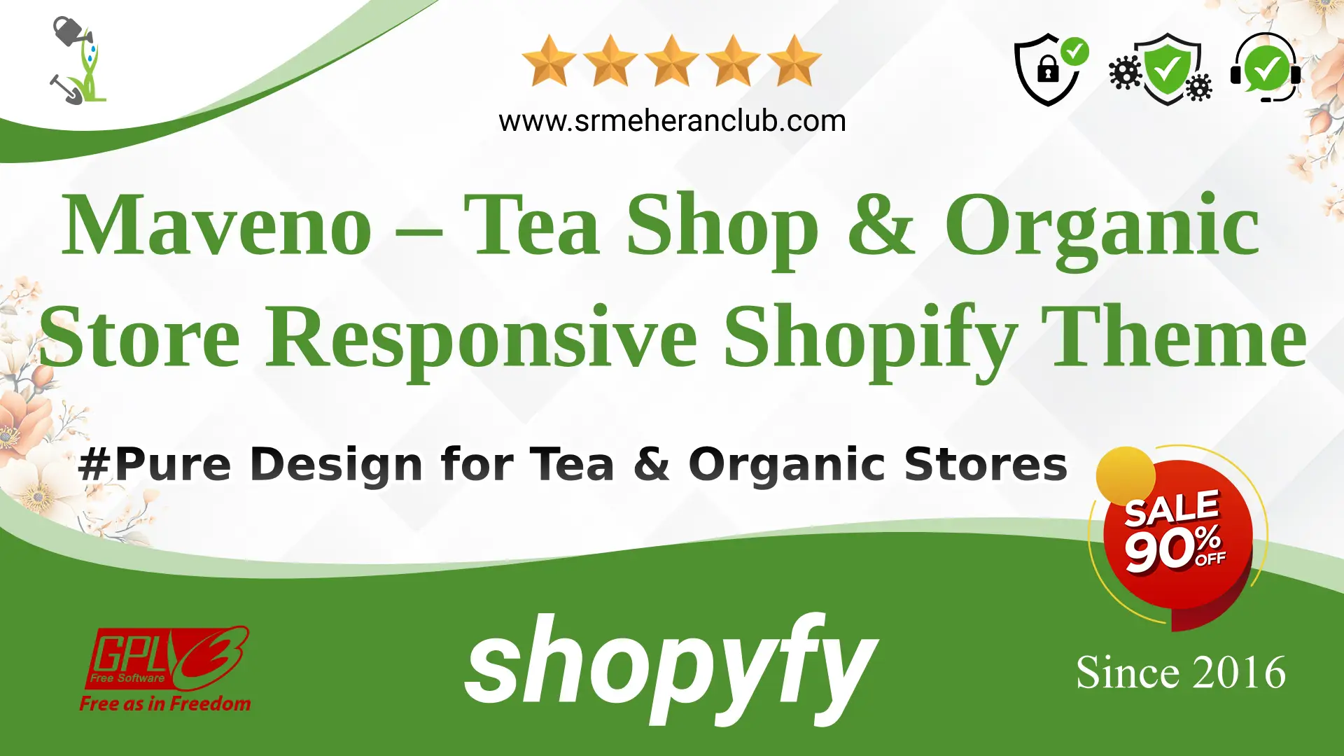 Maveno – Tea Shop & Organic Store Responsive Shopify Theme — Theme by Templatemonster