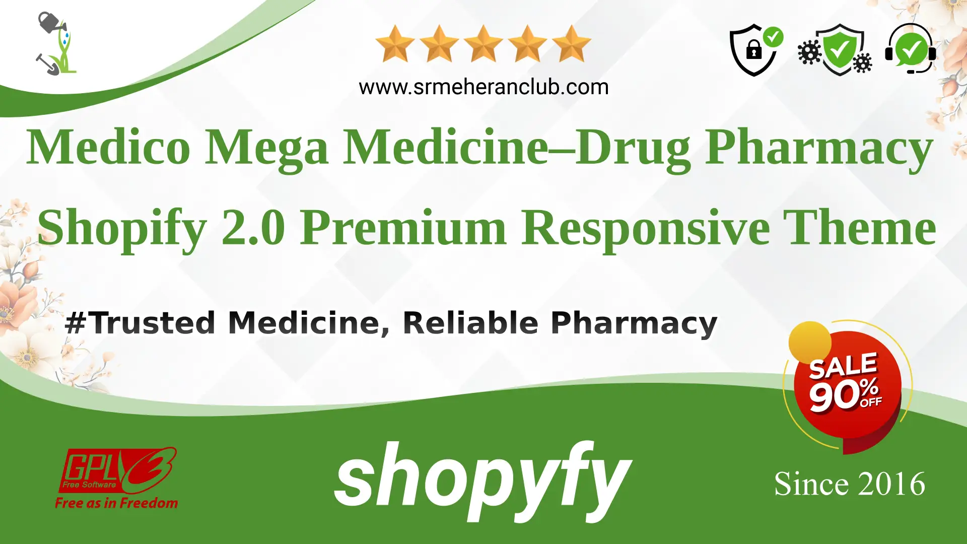 Medico Mega Medicine–Drug Pharmacy Shopify 2.0 Premium Responsive Theme — Theme by Templatemonster