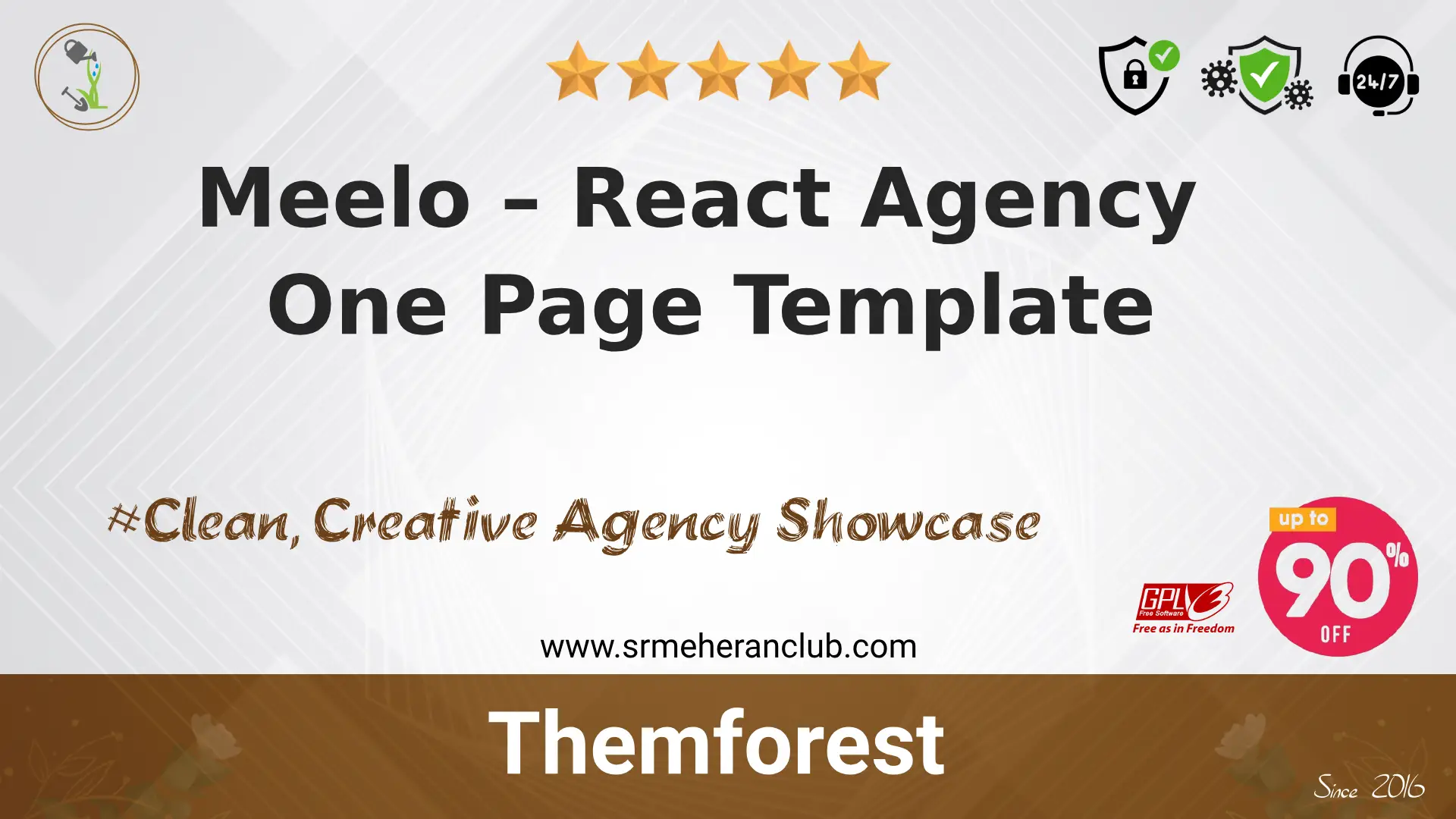 Meelo – React Agency One Page Template — Template by Themeforest