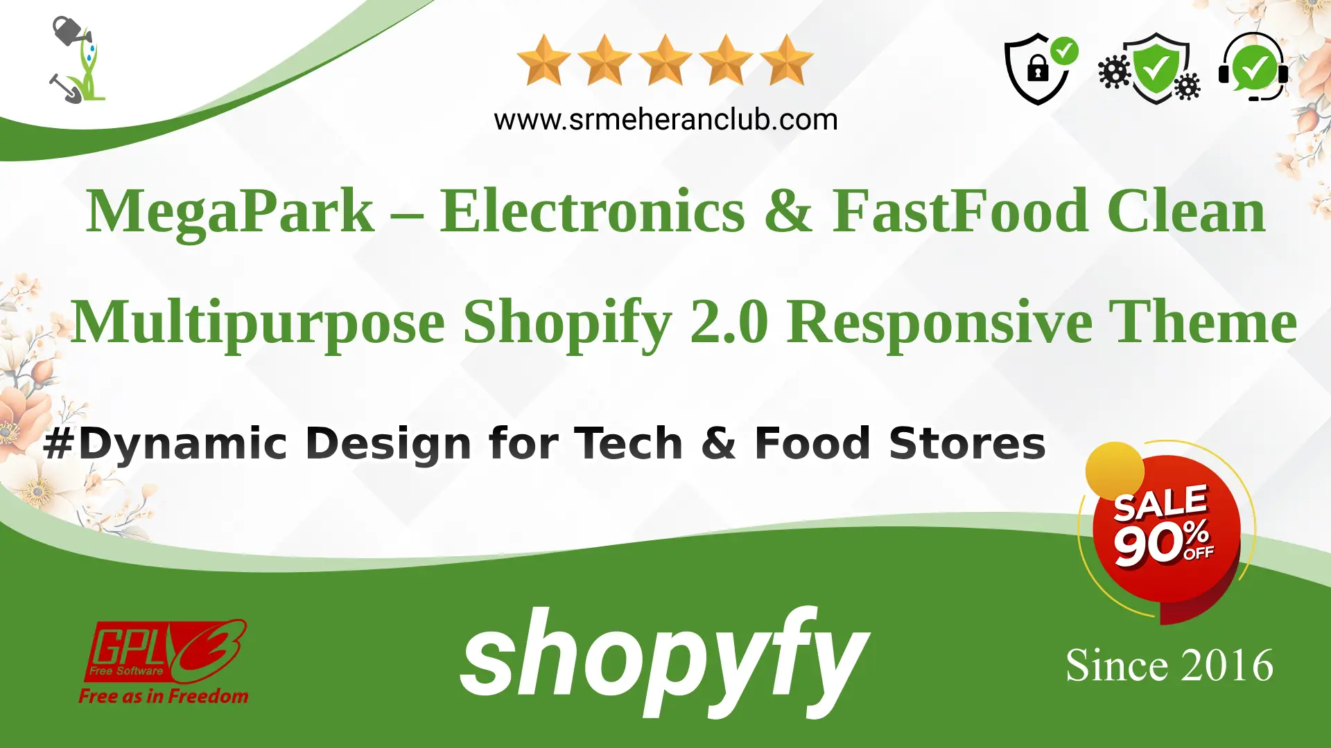 MegaPark – Electronics & FastFood Clean Multipurpose Shopify 2.0 Responsive Theme