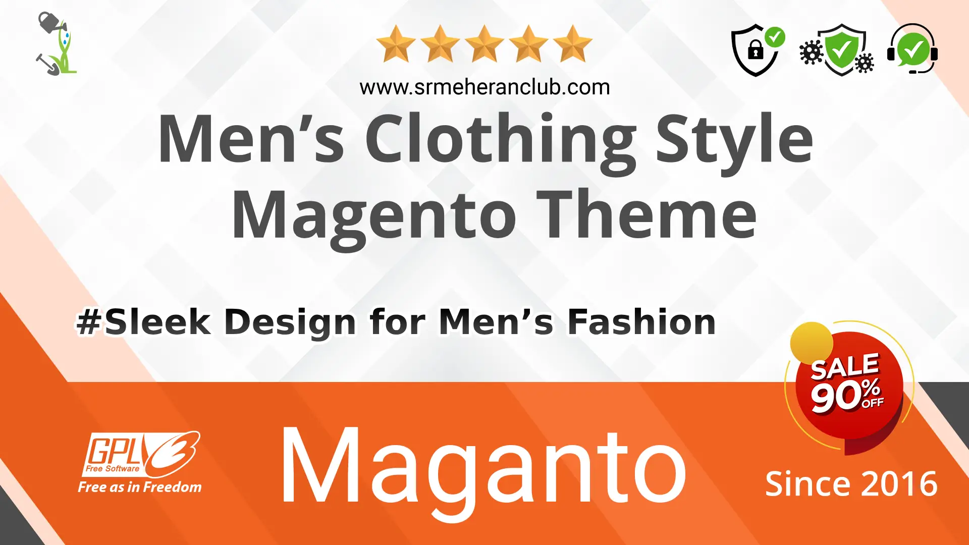 Men’s Clothing Style Magento Theme — Theme by Templatemonster