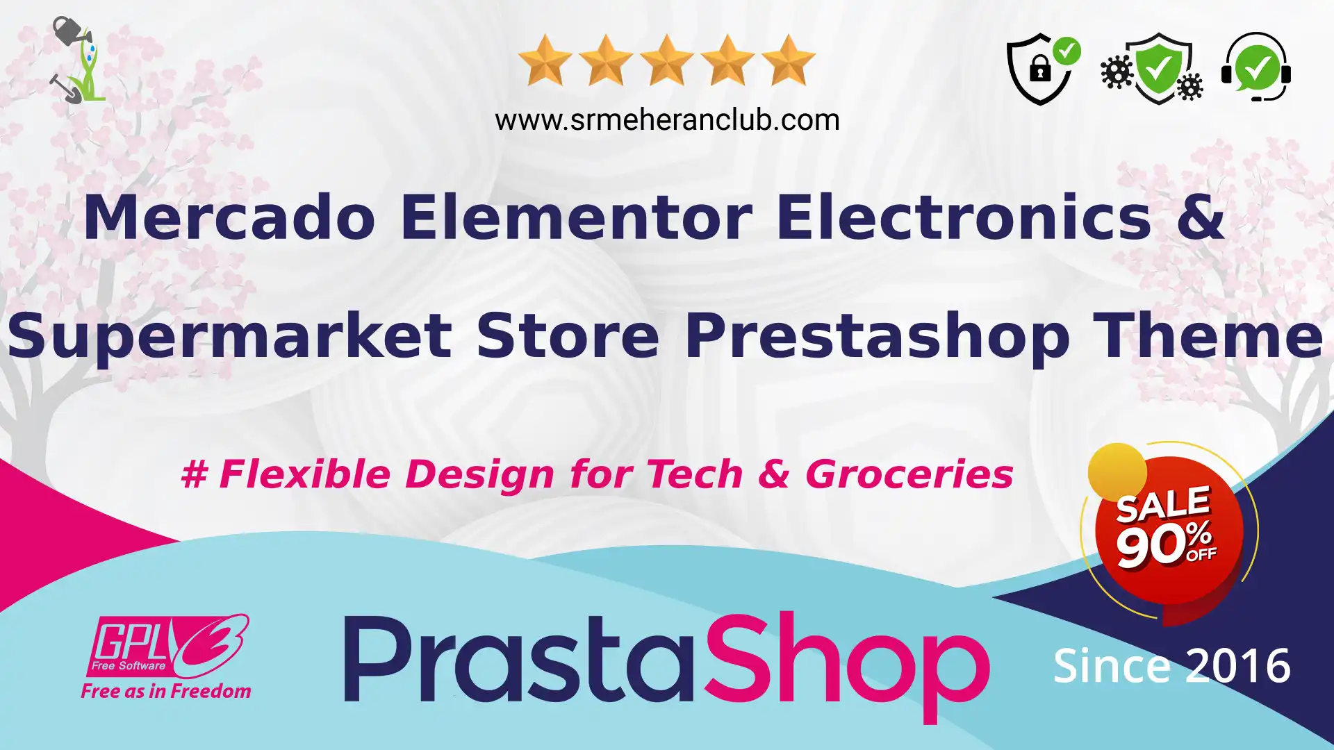 Mercado Elementor Electronics & Supermarket Store Prestashop Theme