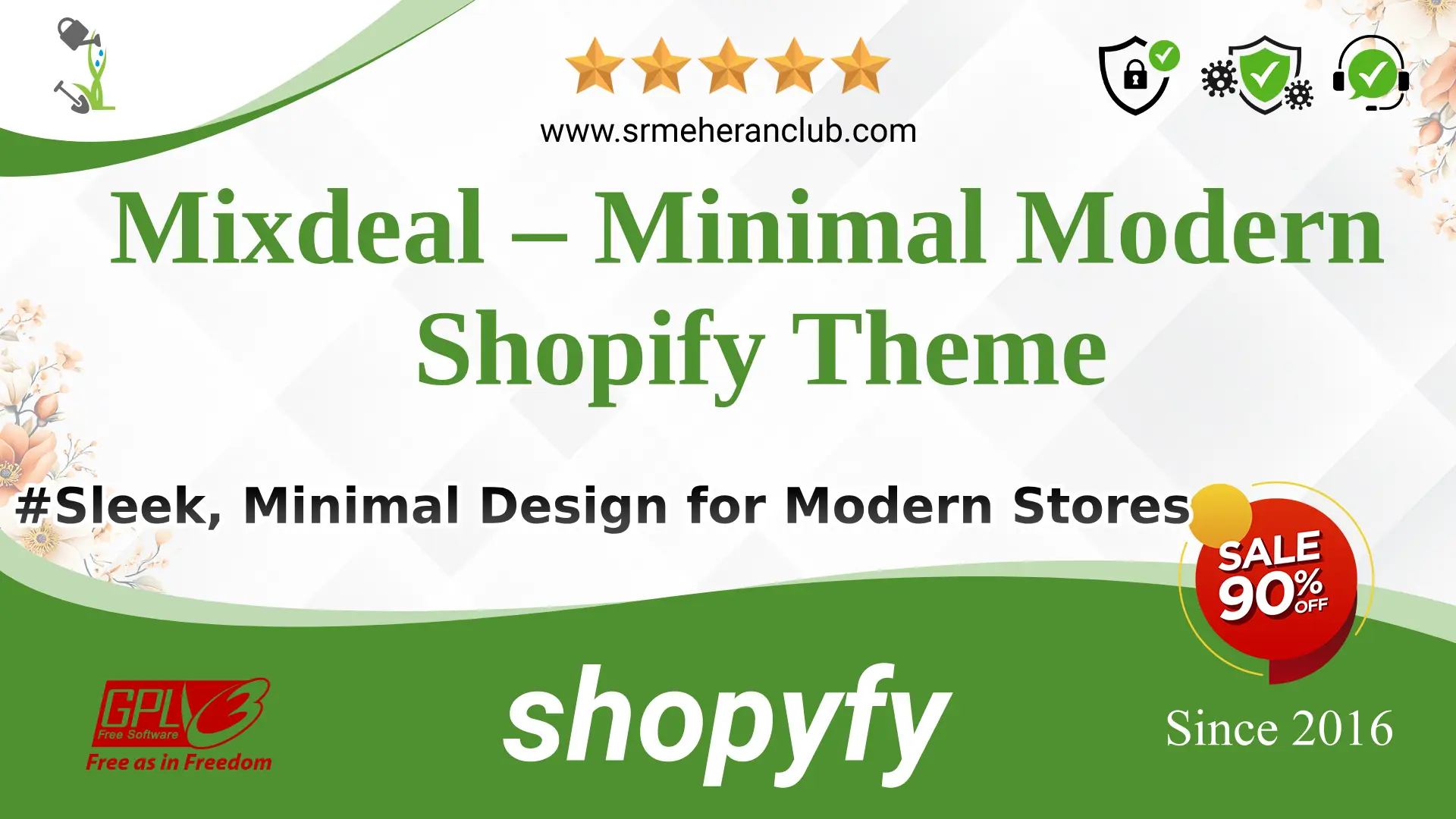 Mixdeal – Minimal Modern Shopify Theme — Theme by Templatemonster