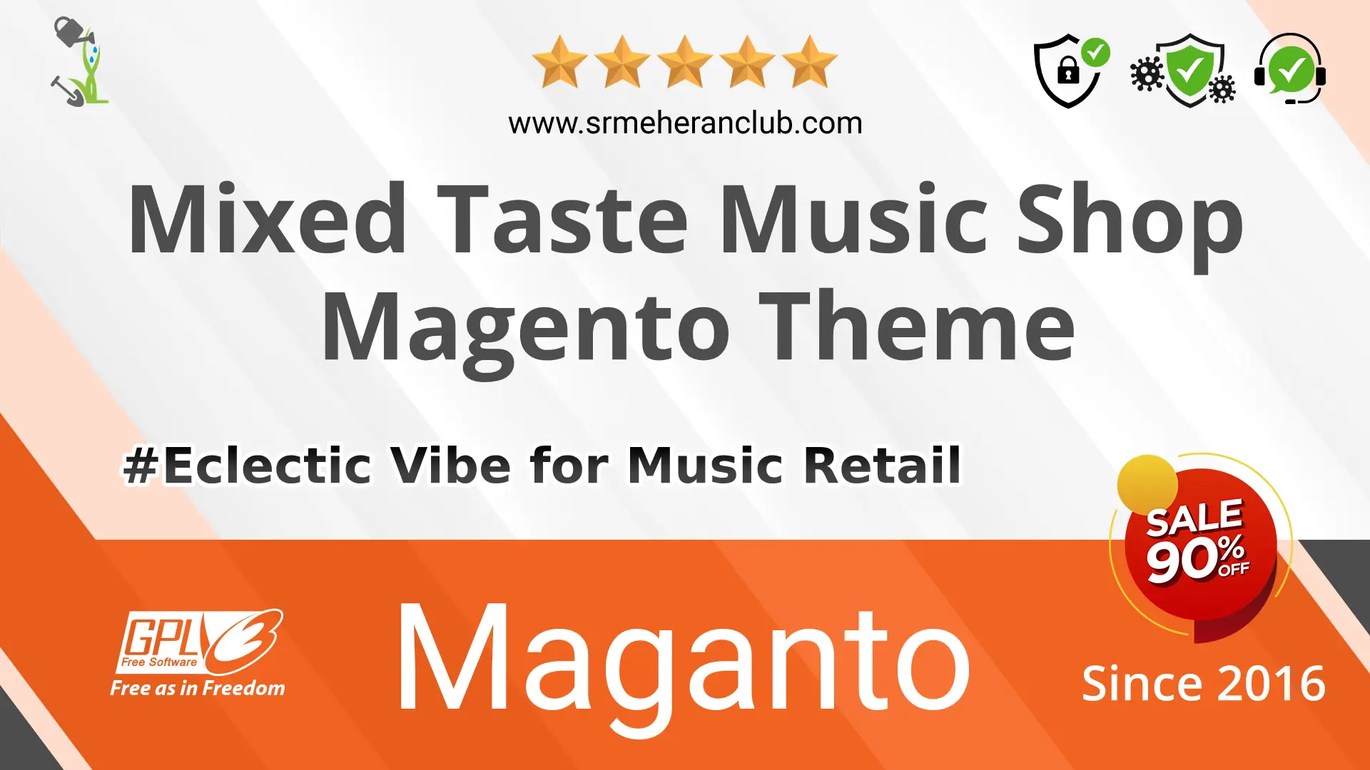 Mixed Taste Music Shop Magento Theme