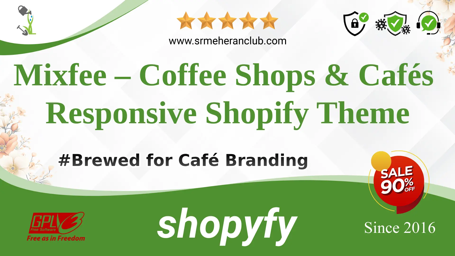 Mixfee – Coffee Shops & Cafés Responsive Shopify Theme — Theme by Templatemonster