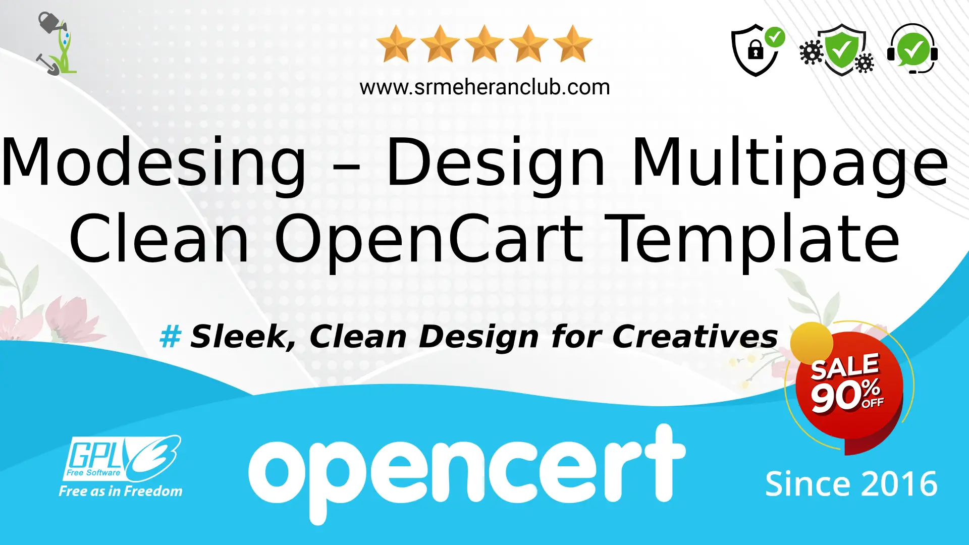 Modesing – Design Multipage Clean OpenCart Template — Template by Templatemonster