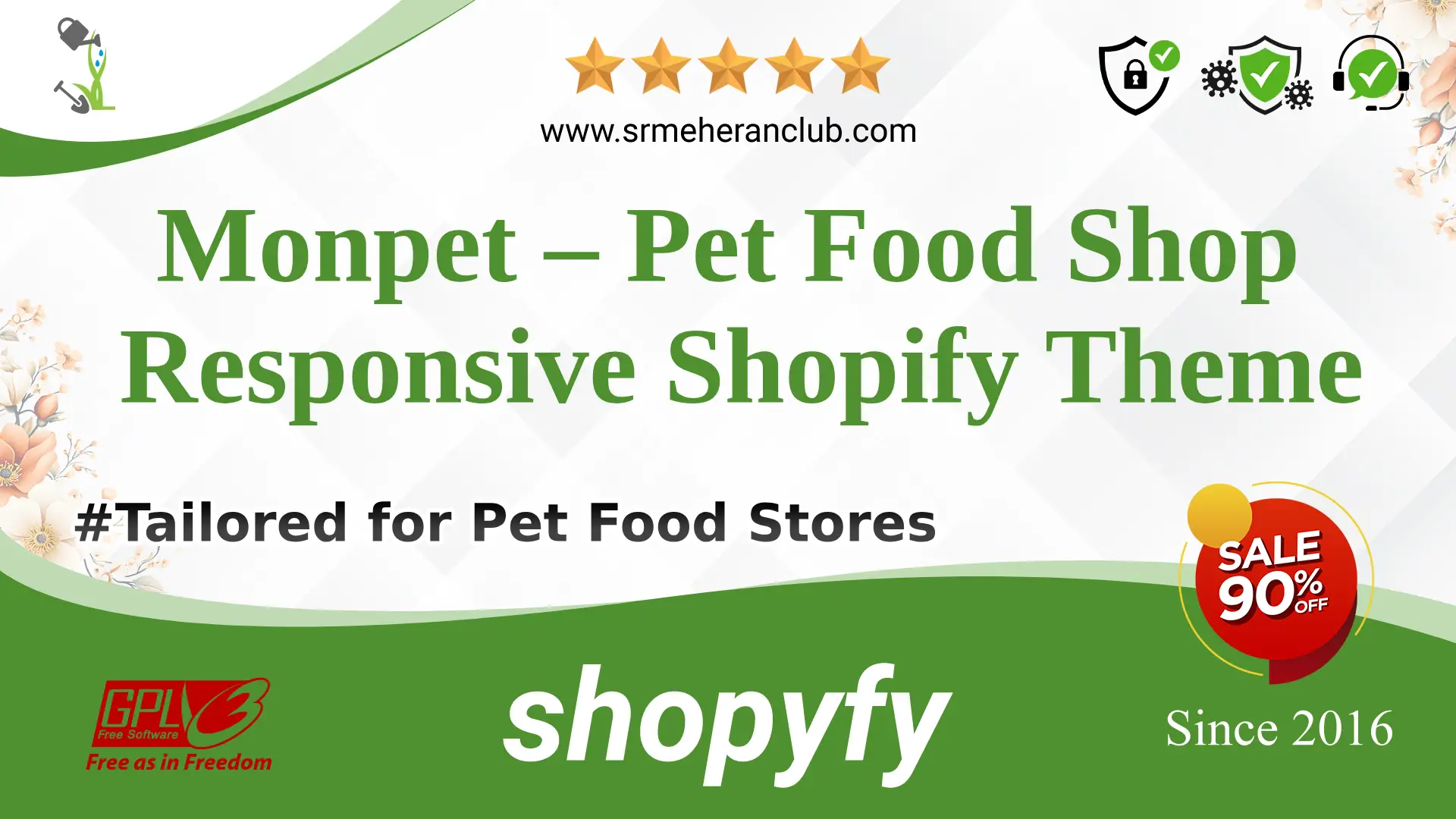 Monpet – Pet Food Shop Responsive Shopify Theme — Theme by Templatemonster