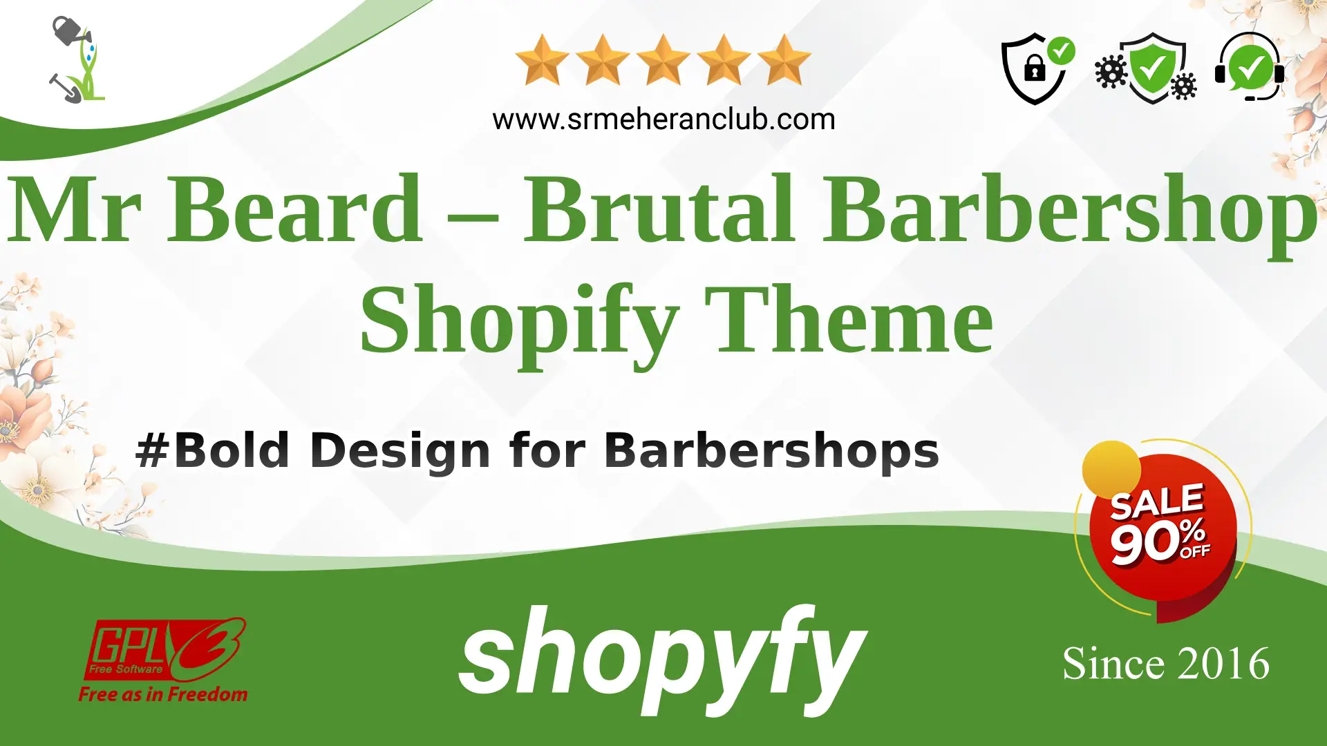 Mr Beard – Brutal Barbershop Shopify Theme — Theme by Templatemonster