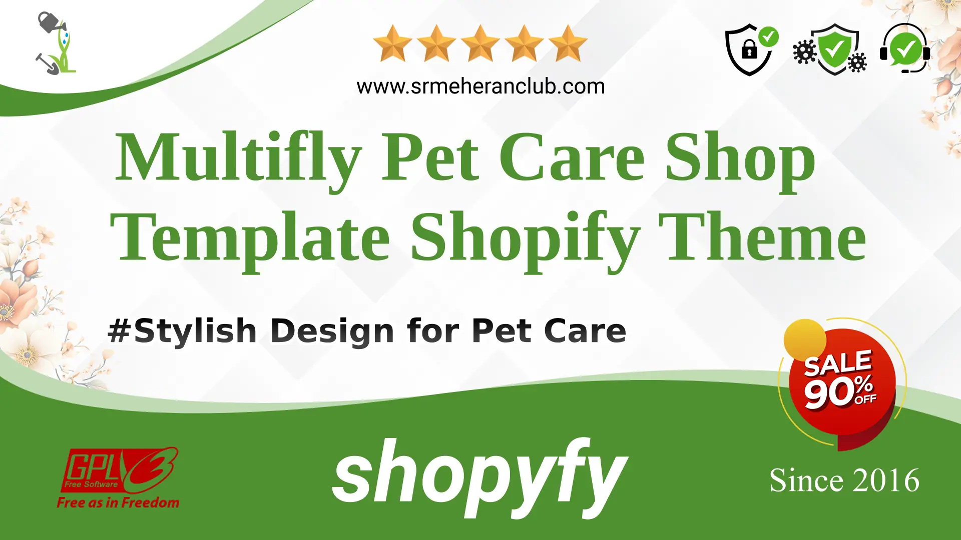Multifly Pet Care Shop Template Shopify Theme — Theme by Templatemonster