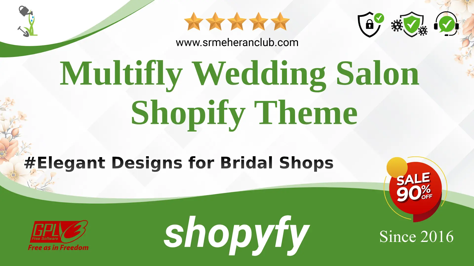 Multifly Wedding Salon Shopify Theme