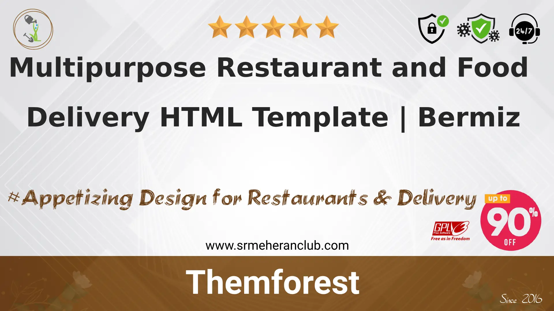 Multipurpose Restaurant and Food Delivery HTML Template | Bermiz